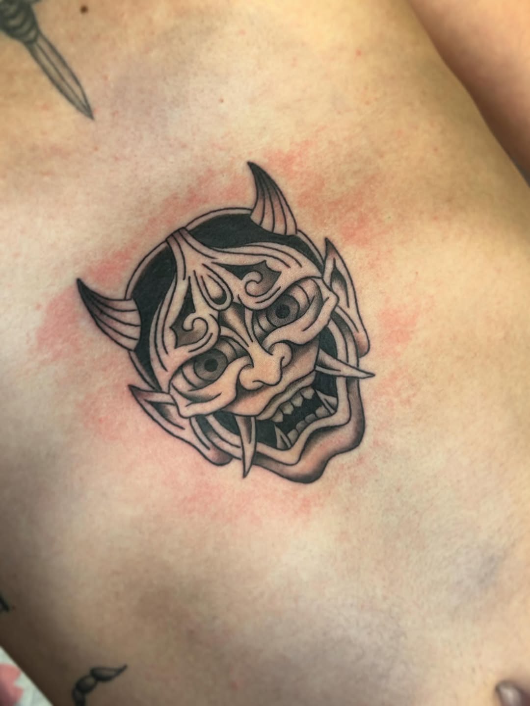 Tattoo by @tattoosbykass — japanese_irezumi, black_and_grey