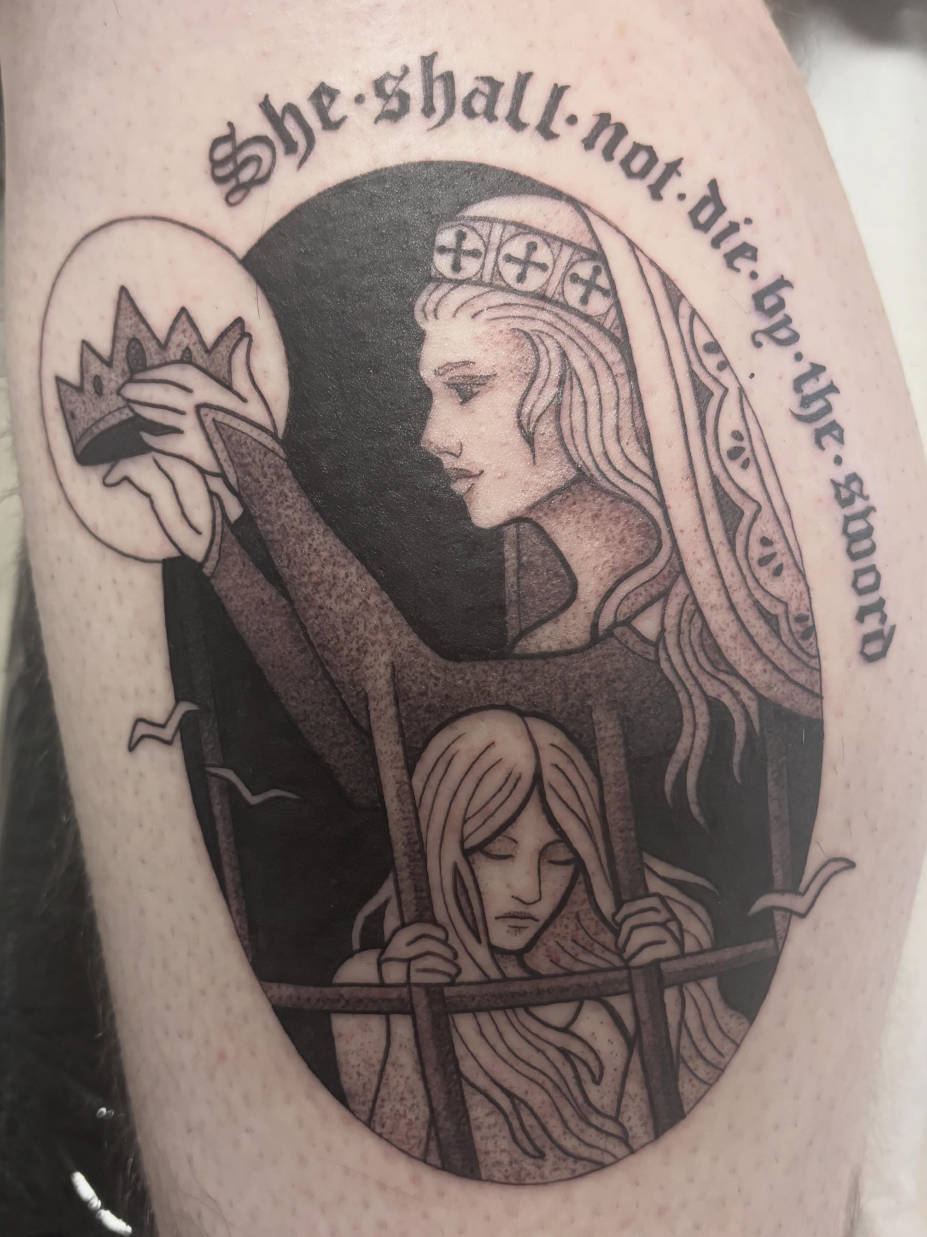 Tattoo by @osichristattoos — black_and_grey