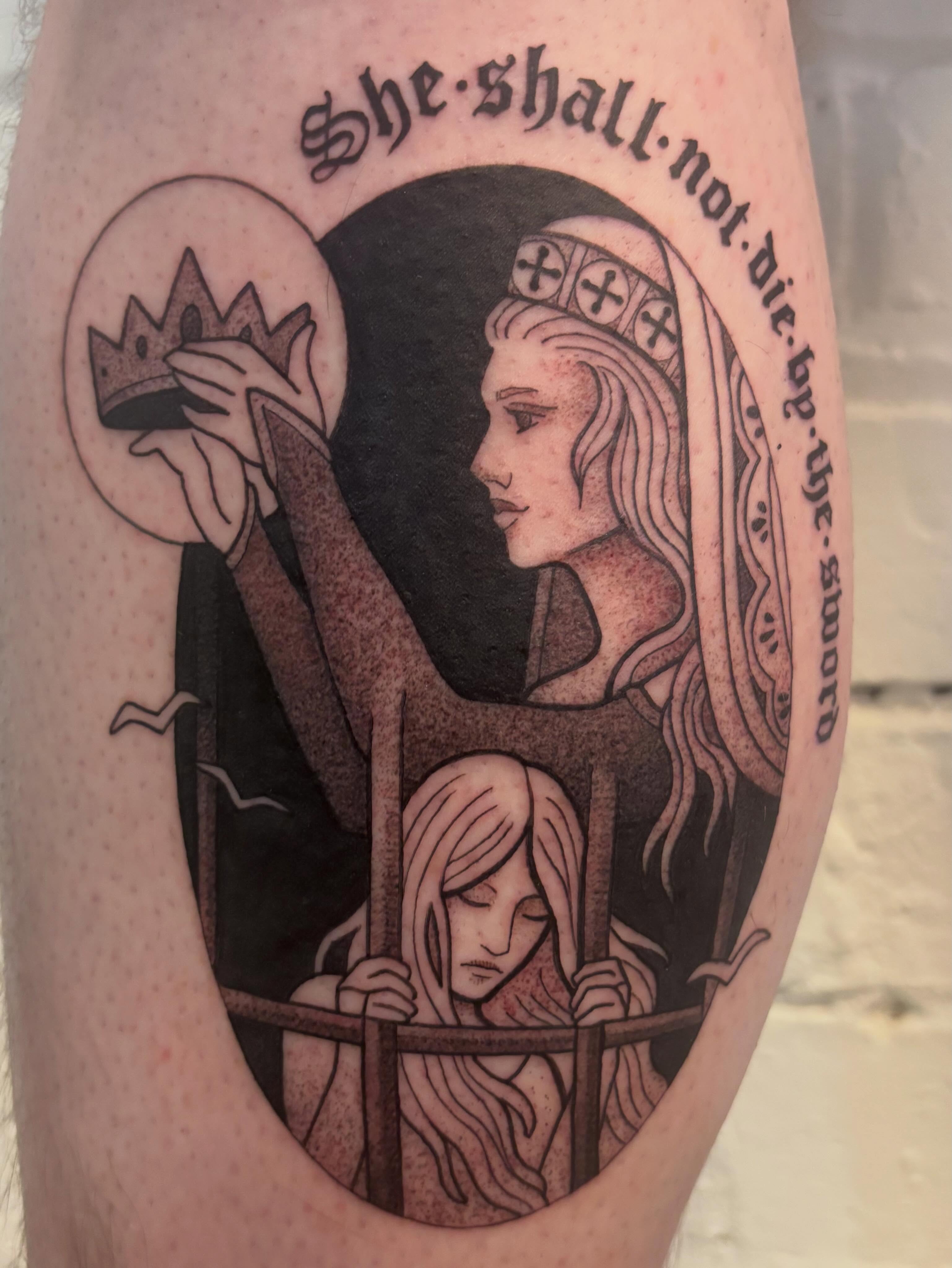 Tattoo by @osichristattoos — black_and_grey