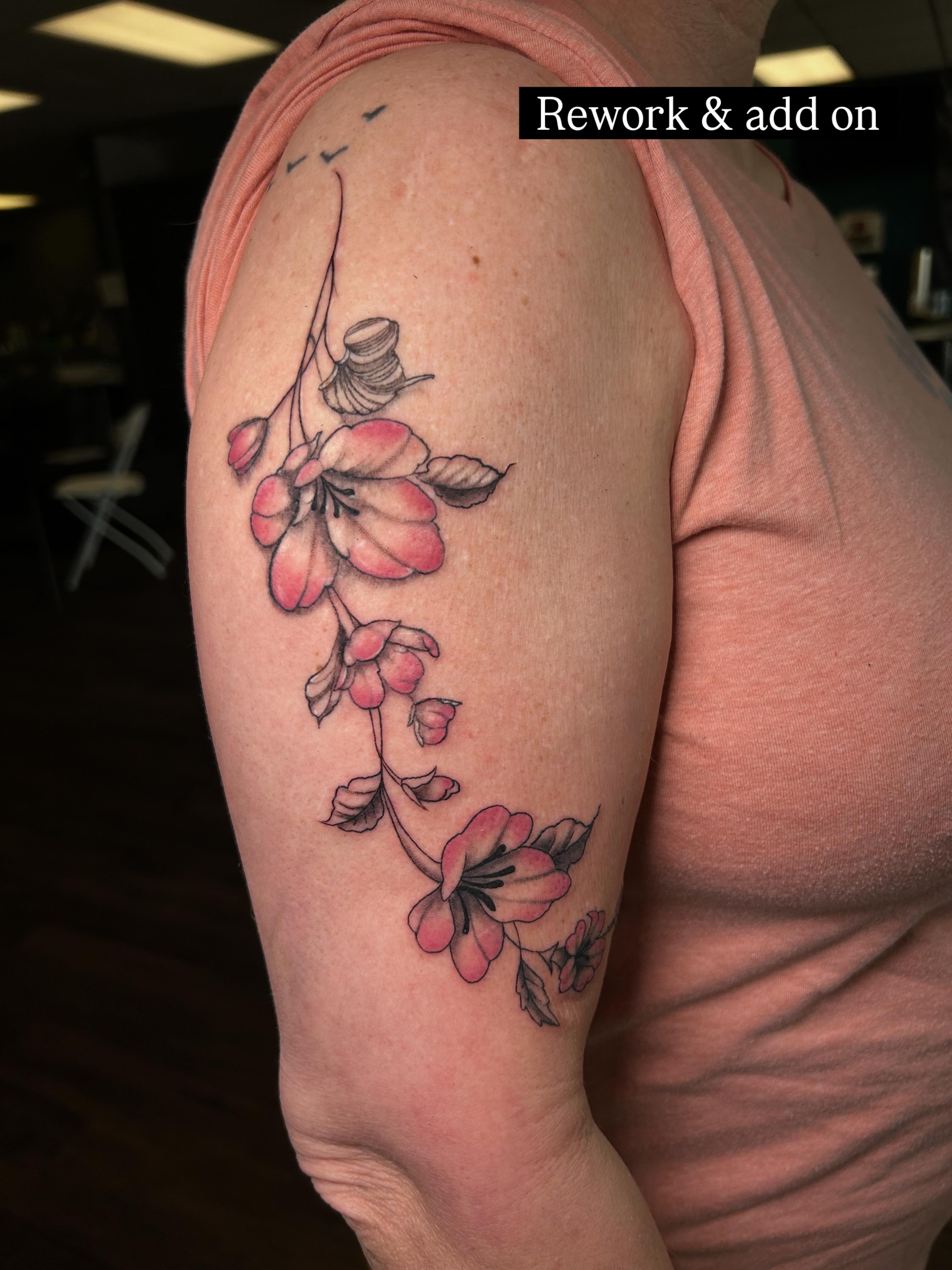 Tattoo by @vanessa.kendyll — watercolor