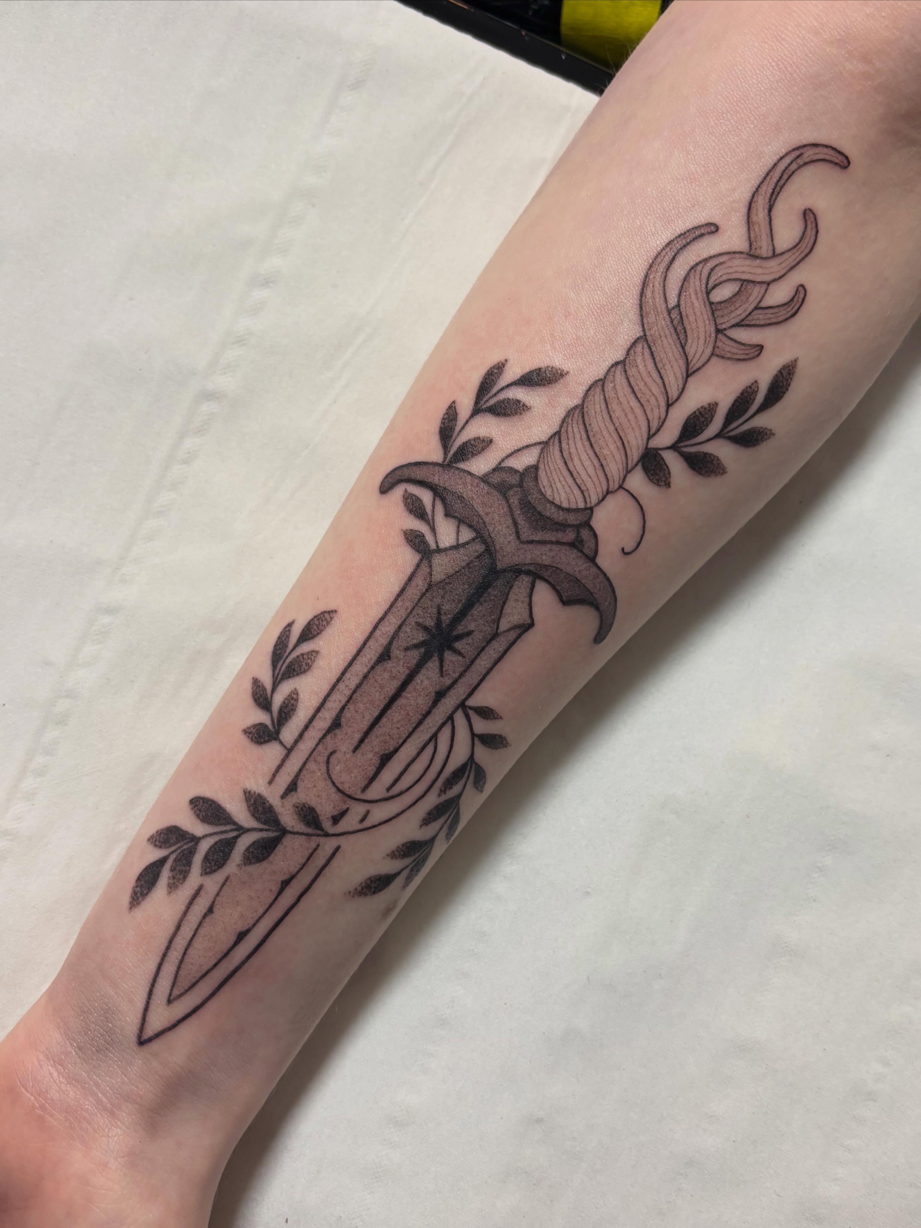 Tattoo by @osichristattoos — black_and_grey