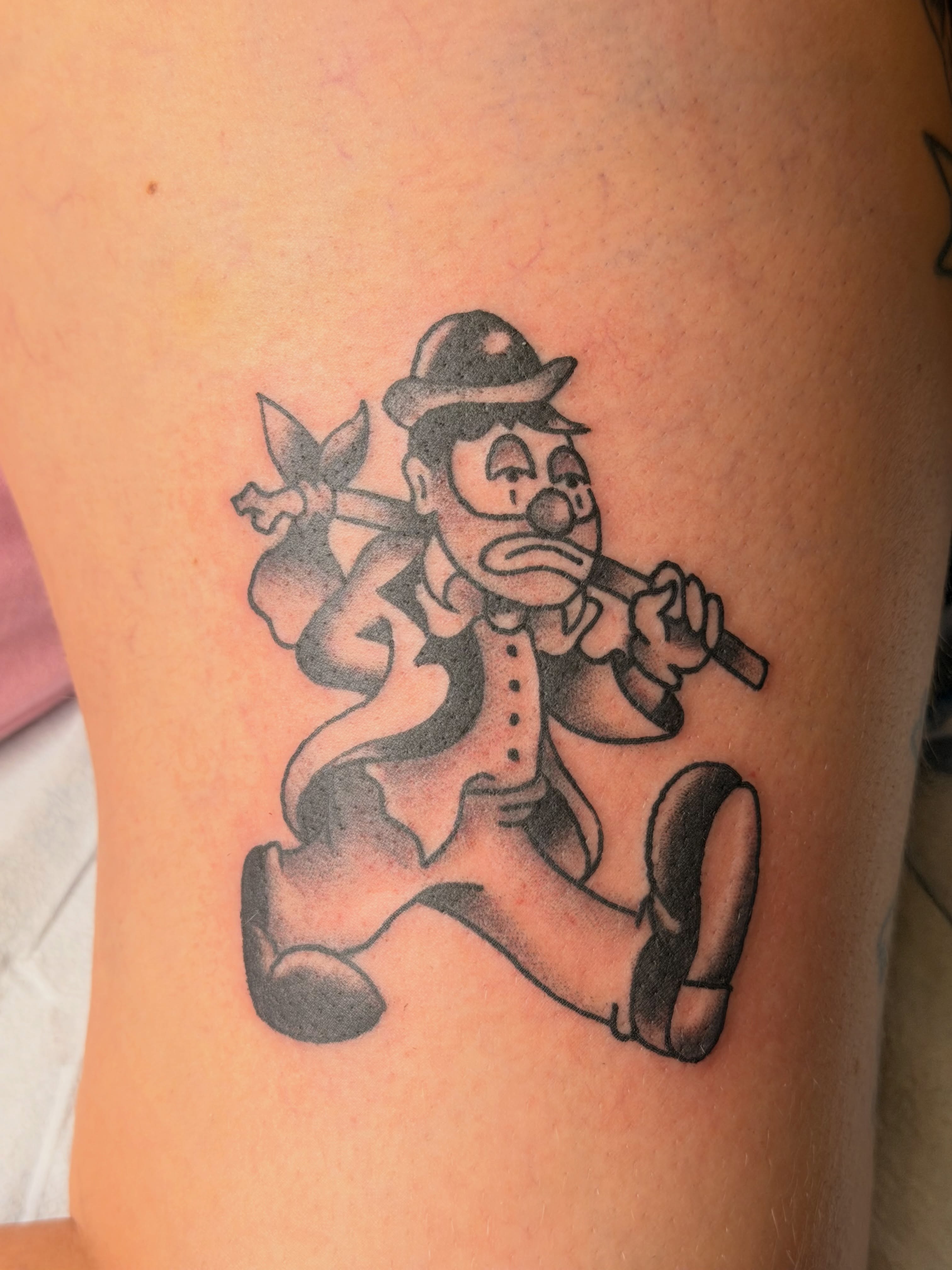 Tattoo by @shane_goes_hard — black_and_grey