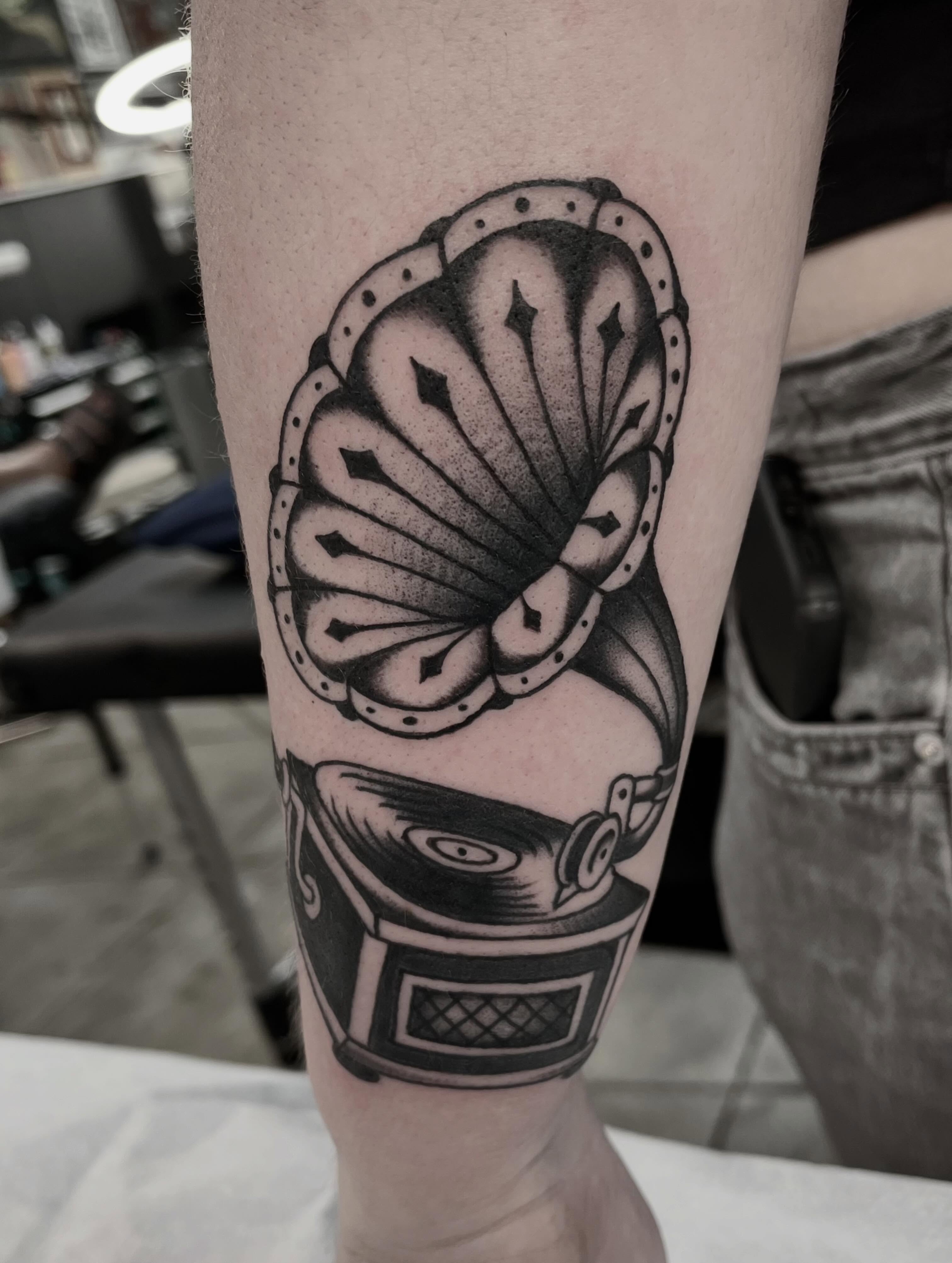 Tattoo by @johnjohn_tattoos — black_and_grey