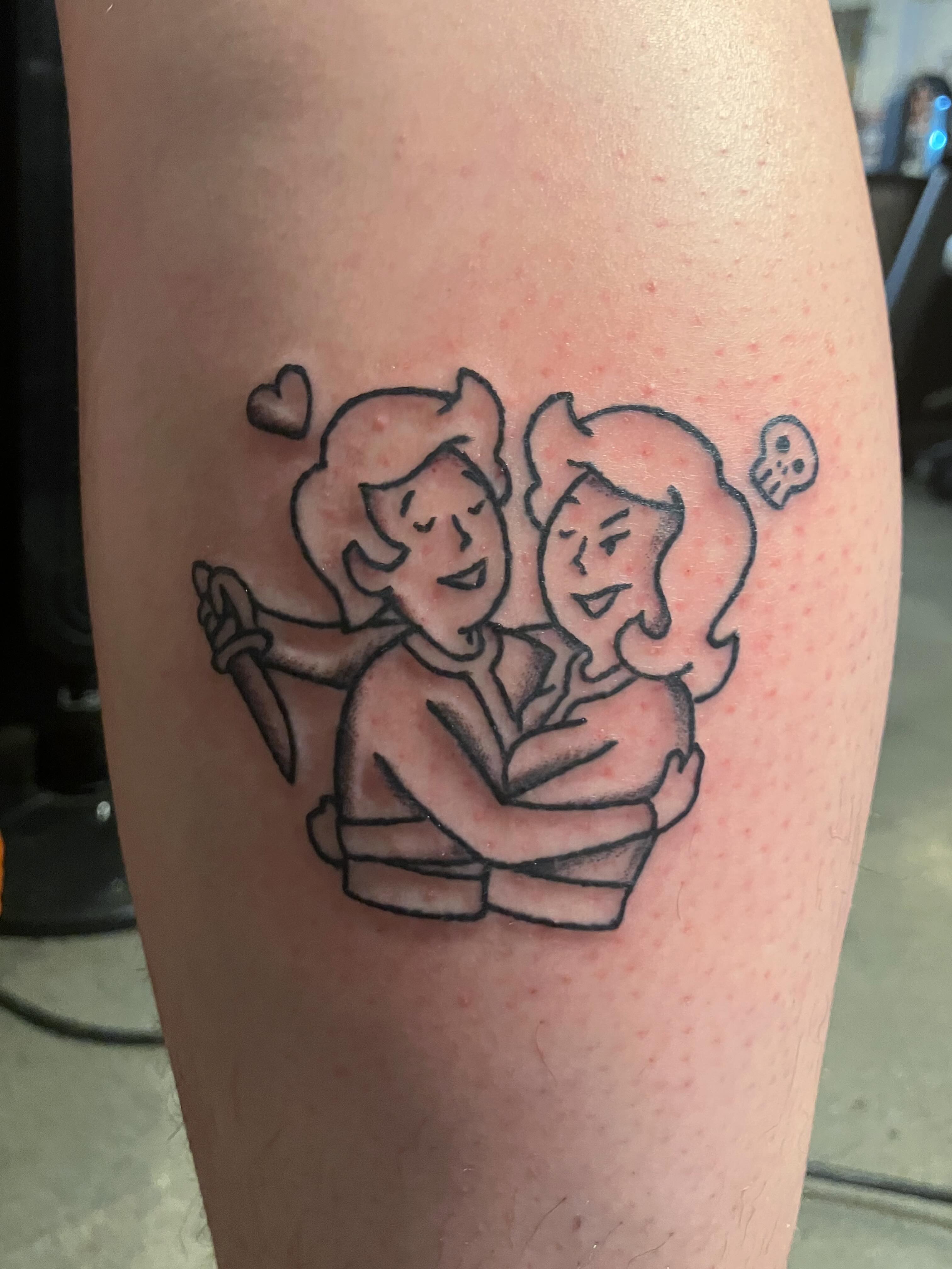 Tattoo by @tominda — black_and_grey