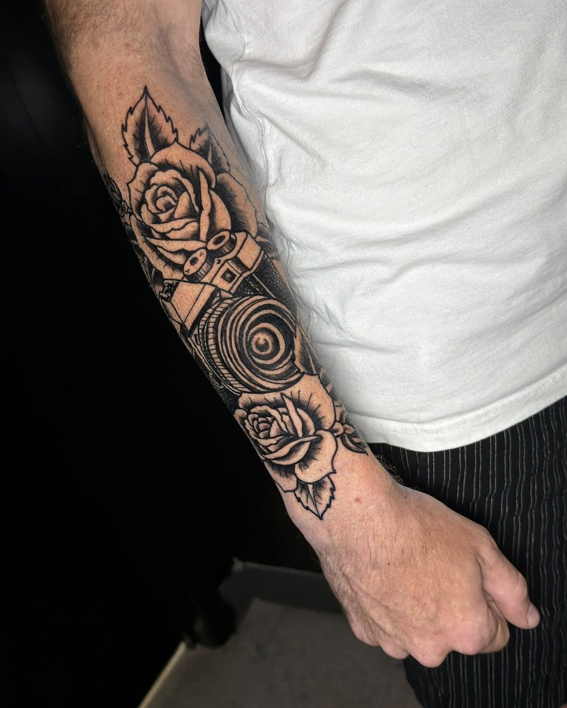 Tattoo by @tattoohabit — black_and_grey, realism