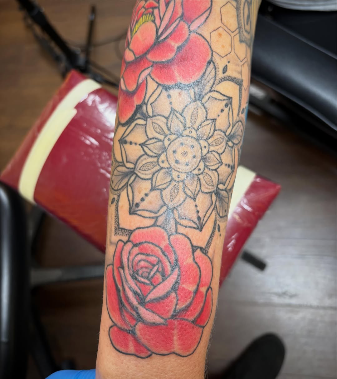 Tattoo by @danny335tattoos β american_traditional, dotwork