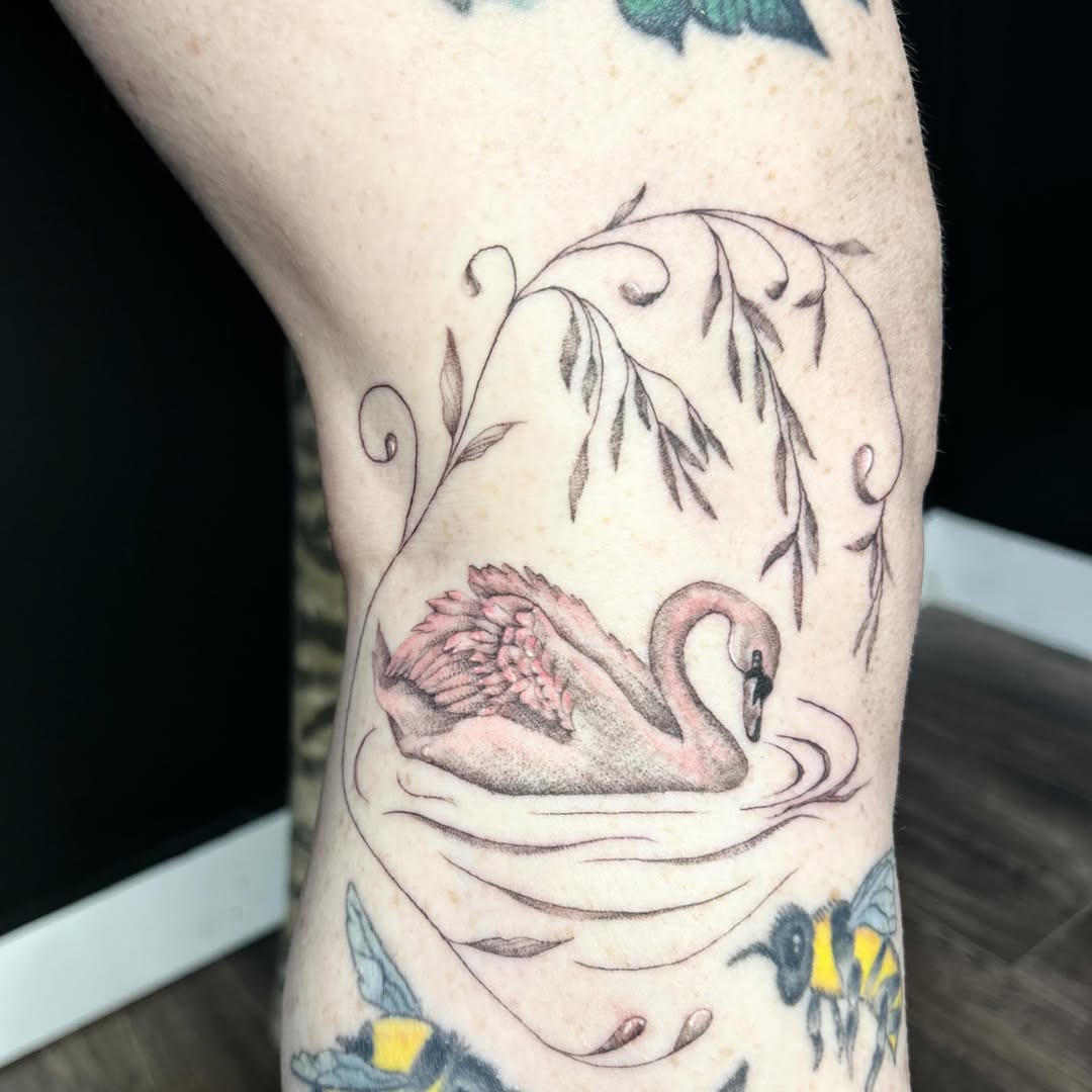 Tattoo by @theartistformerlyknownaslib — fine_line, black_and_grey
