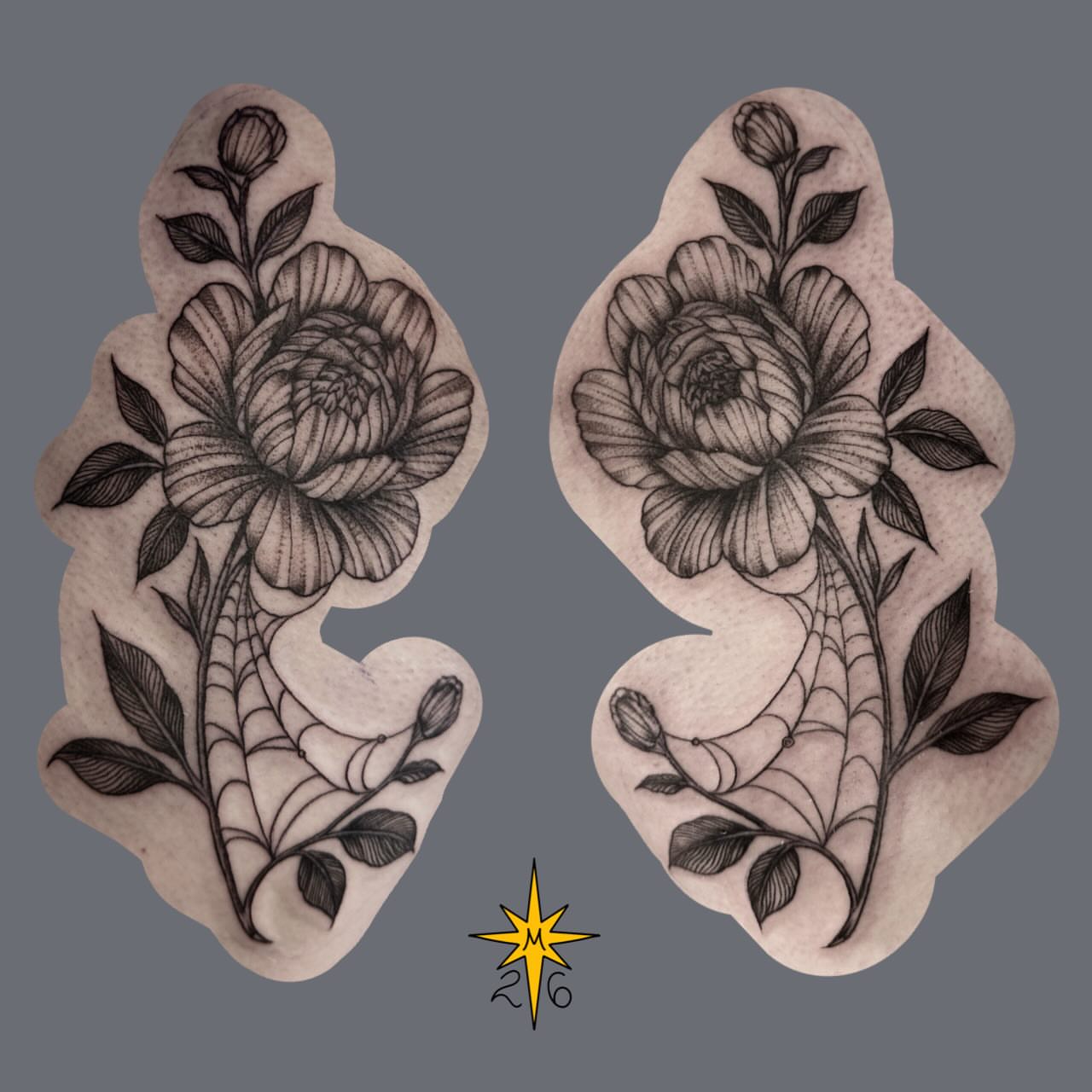 Tattoo by @maddstatts โ black_and_grey