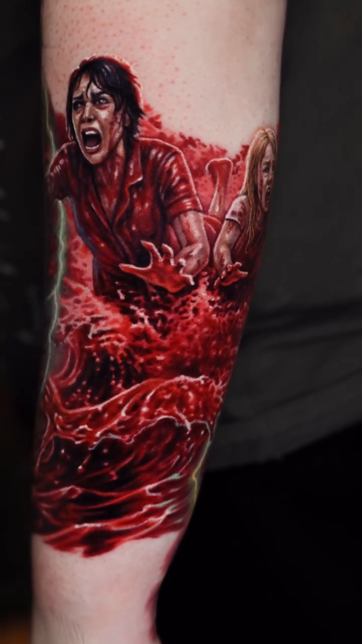 Tattoo by @javi_tattooedtheory — realism, dark_realism