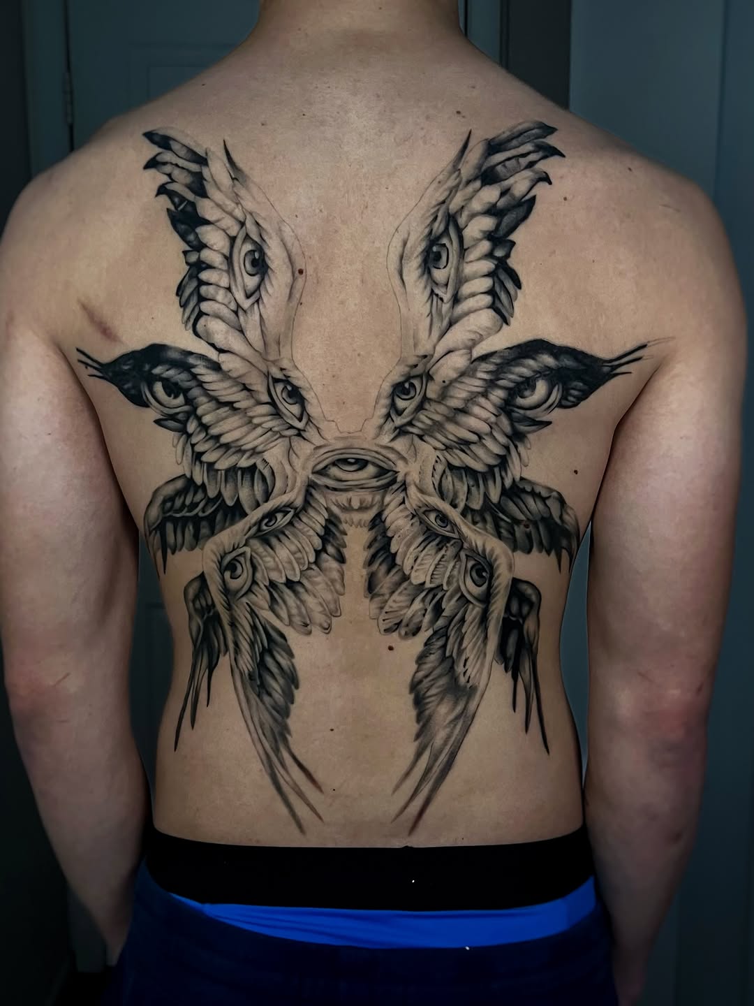 Tattoo by @snakesanddaggers — black_and_grey, realism