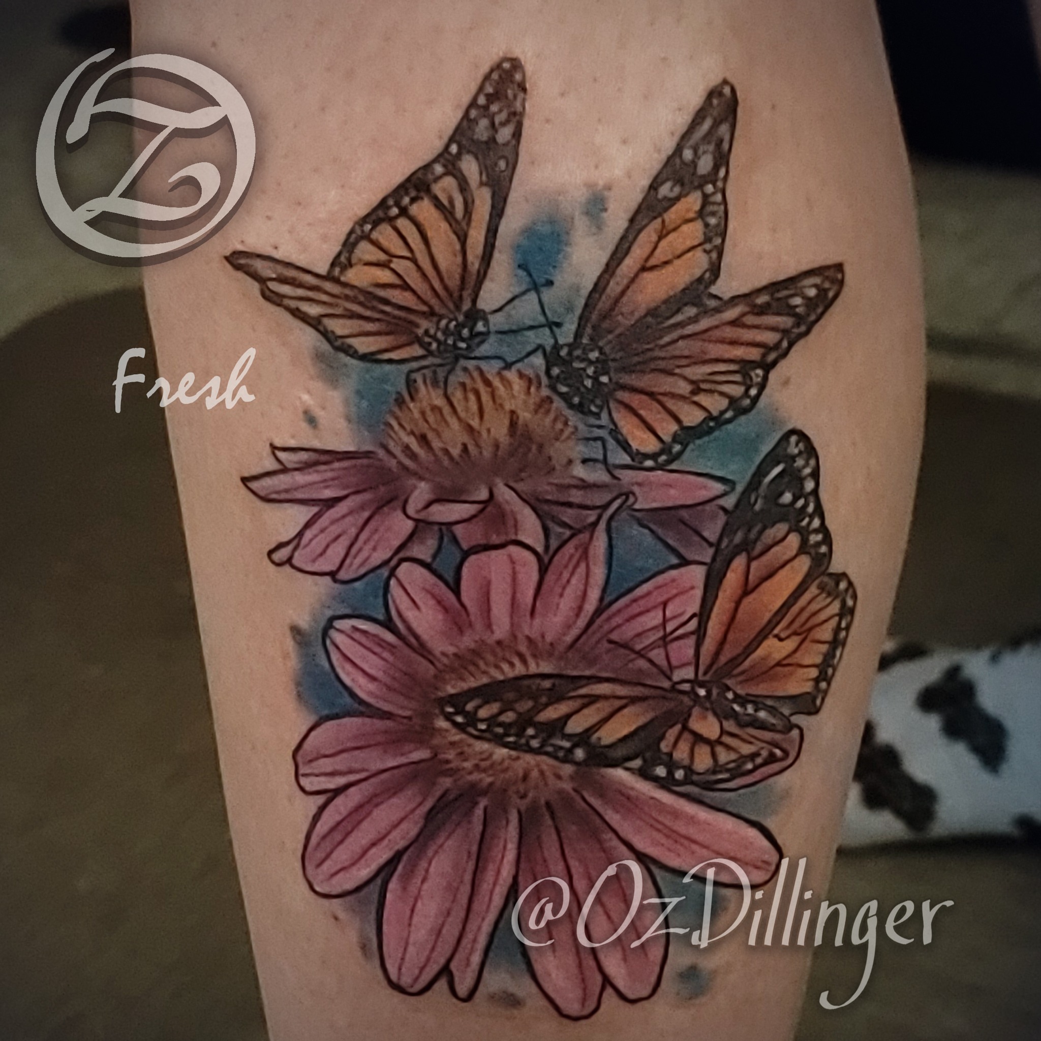 Tattoo by @ozdillinger — realism, watercolor