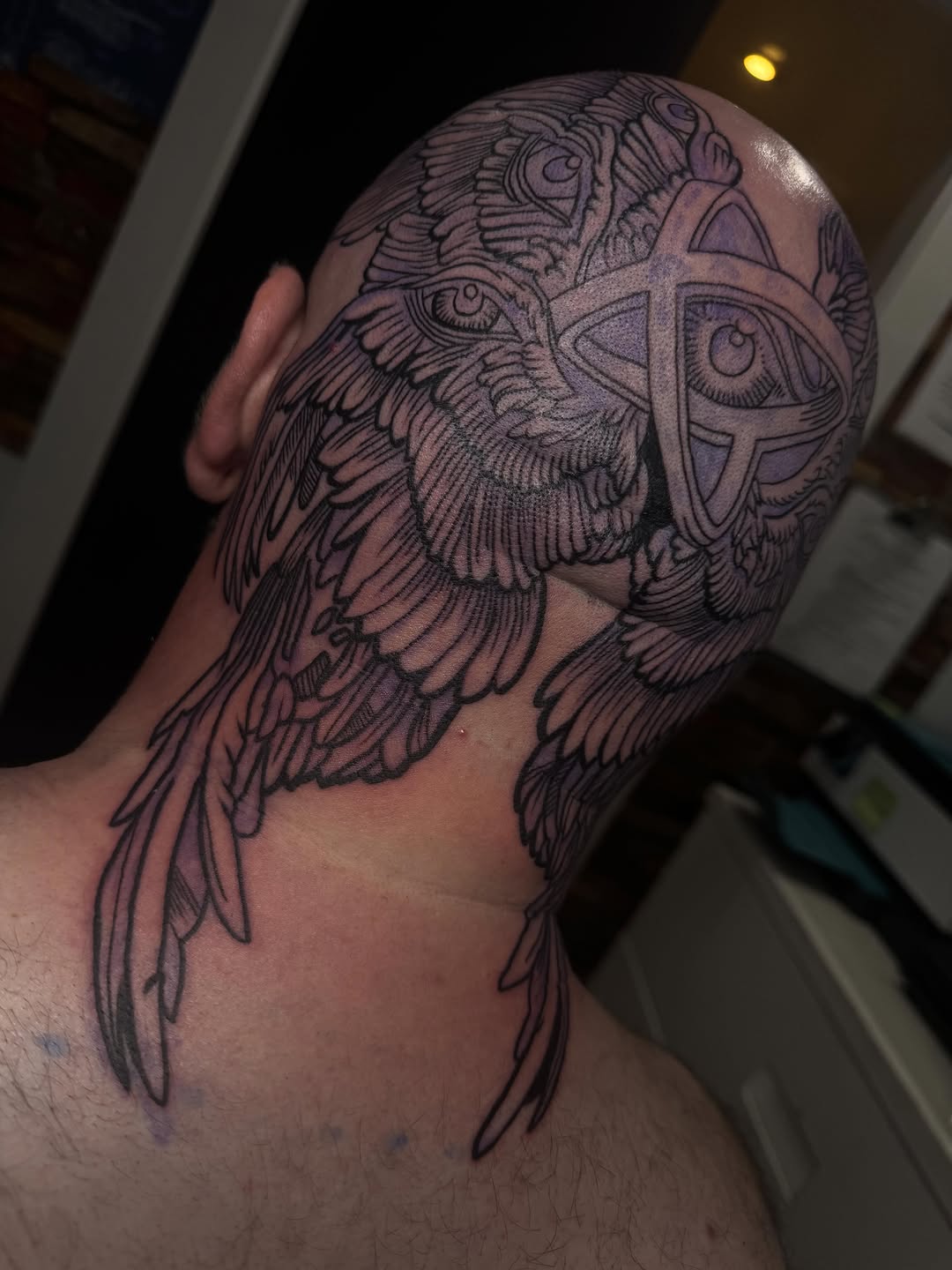 Tattoo by @lizzyinkslinga — blackwork, geometric