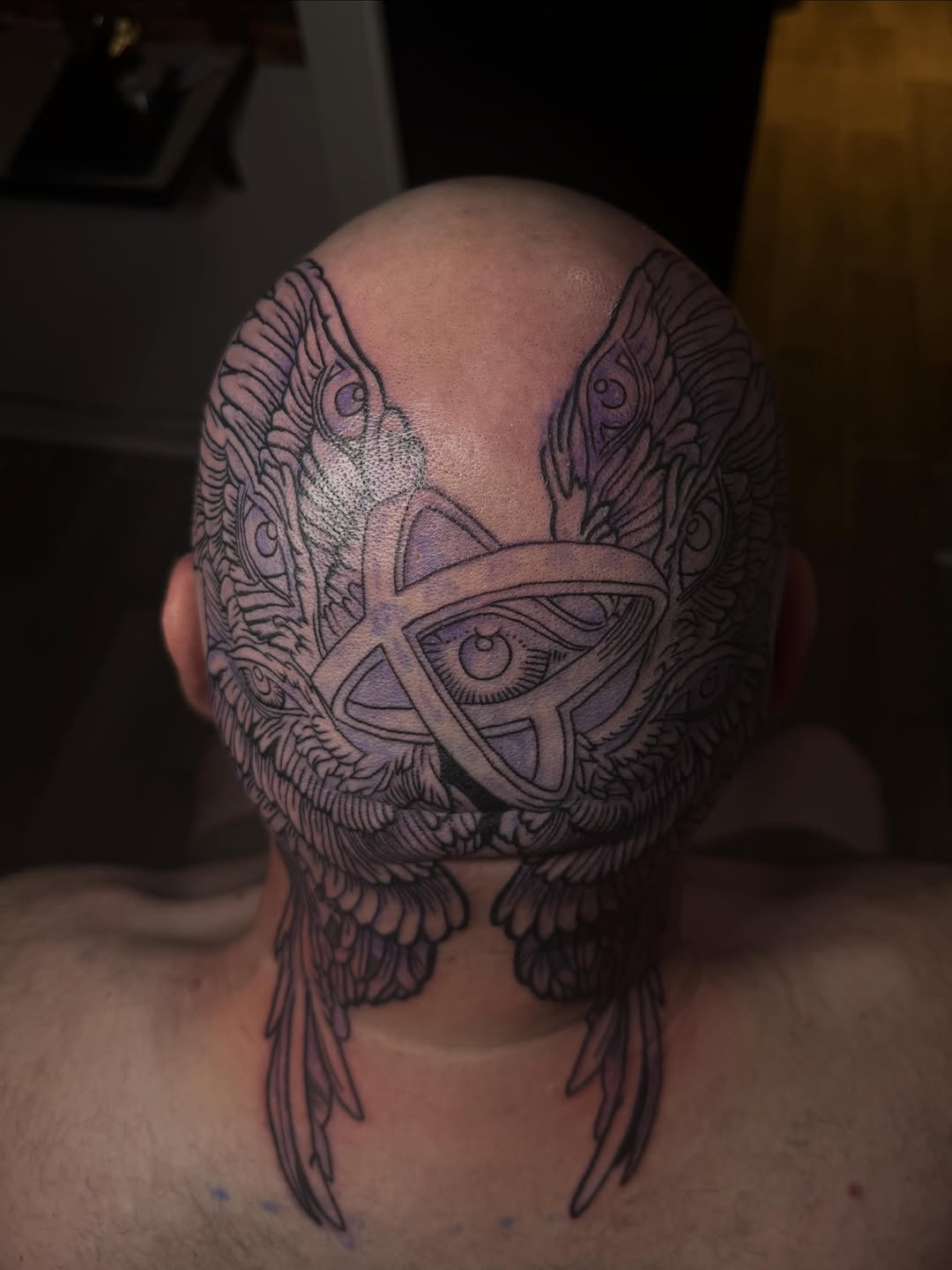 Tattoo by @lizzyinkslinga — blackwork, geometric