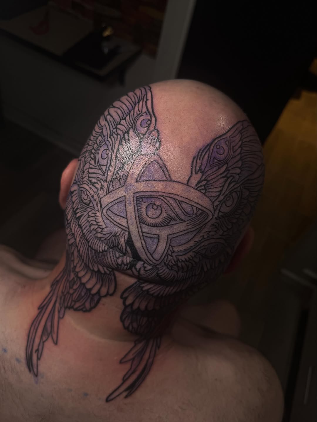Tattoo by @lizzyinkslinga — blackwork, geometric