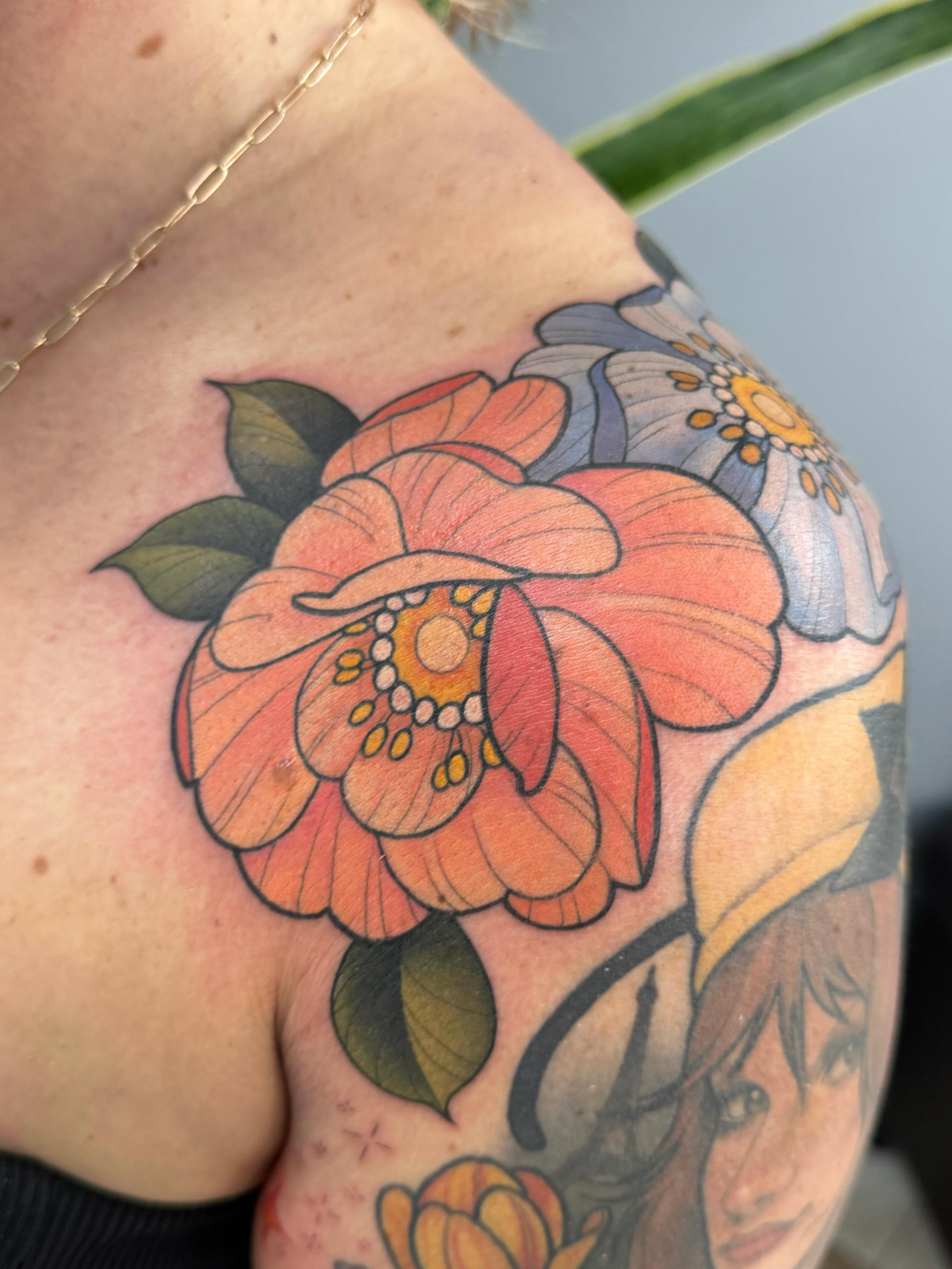 Tattoo by @rachelsmithtattoo — new_school, dotwork