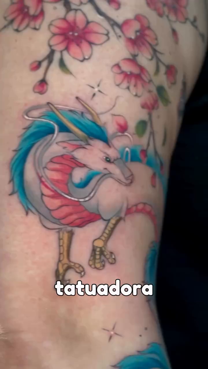 Tattoo by @maria.catwaii.tattoos — anime, neo_traditional