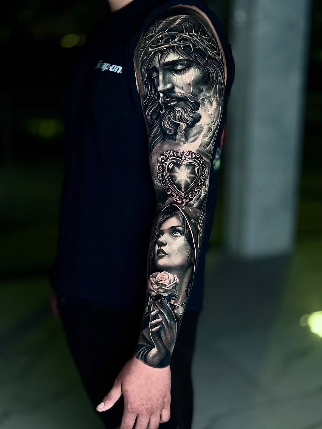 Tattoo by @rann_tattoo — realism, black_and_grey