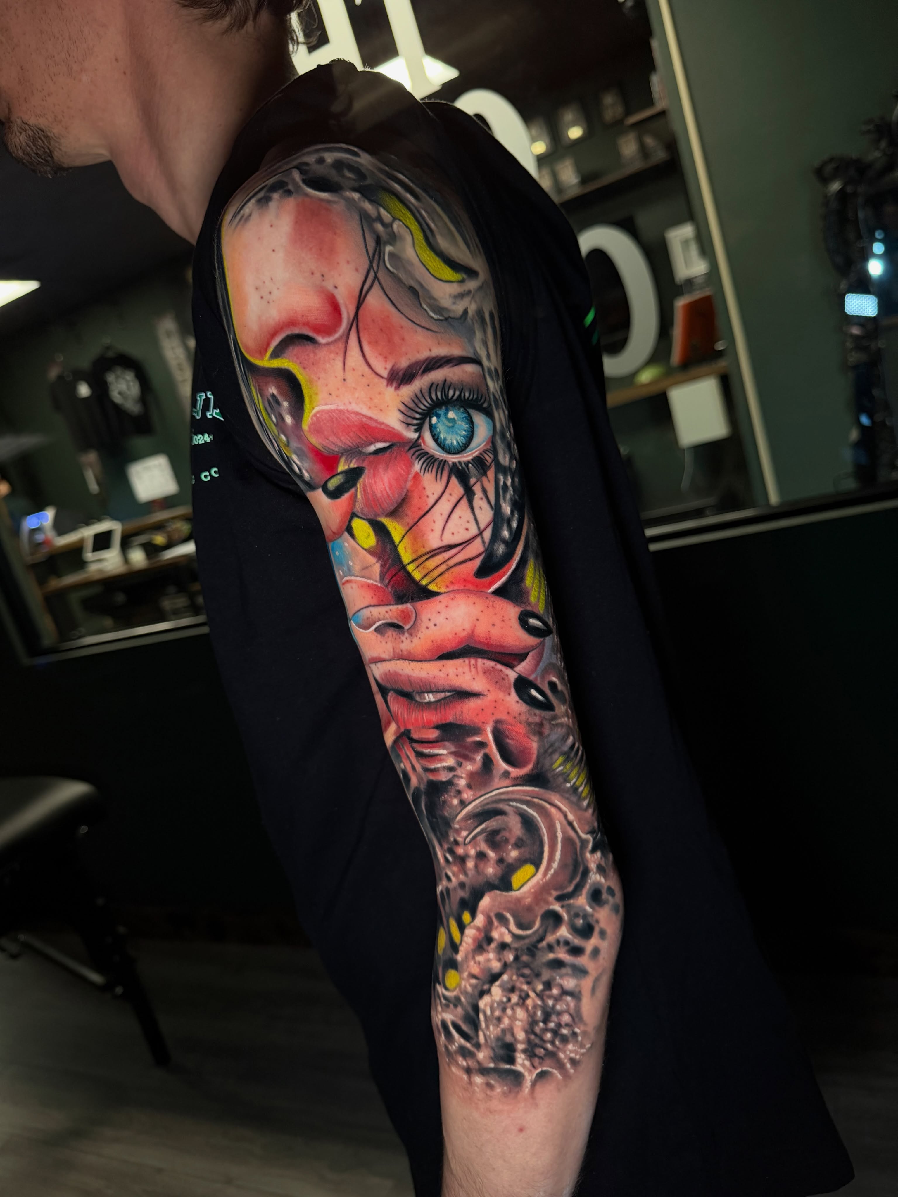 Tattoo by @wadetitusart — realism, dotwork