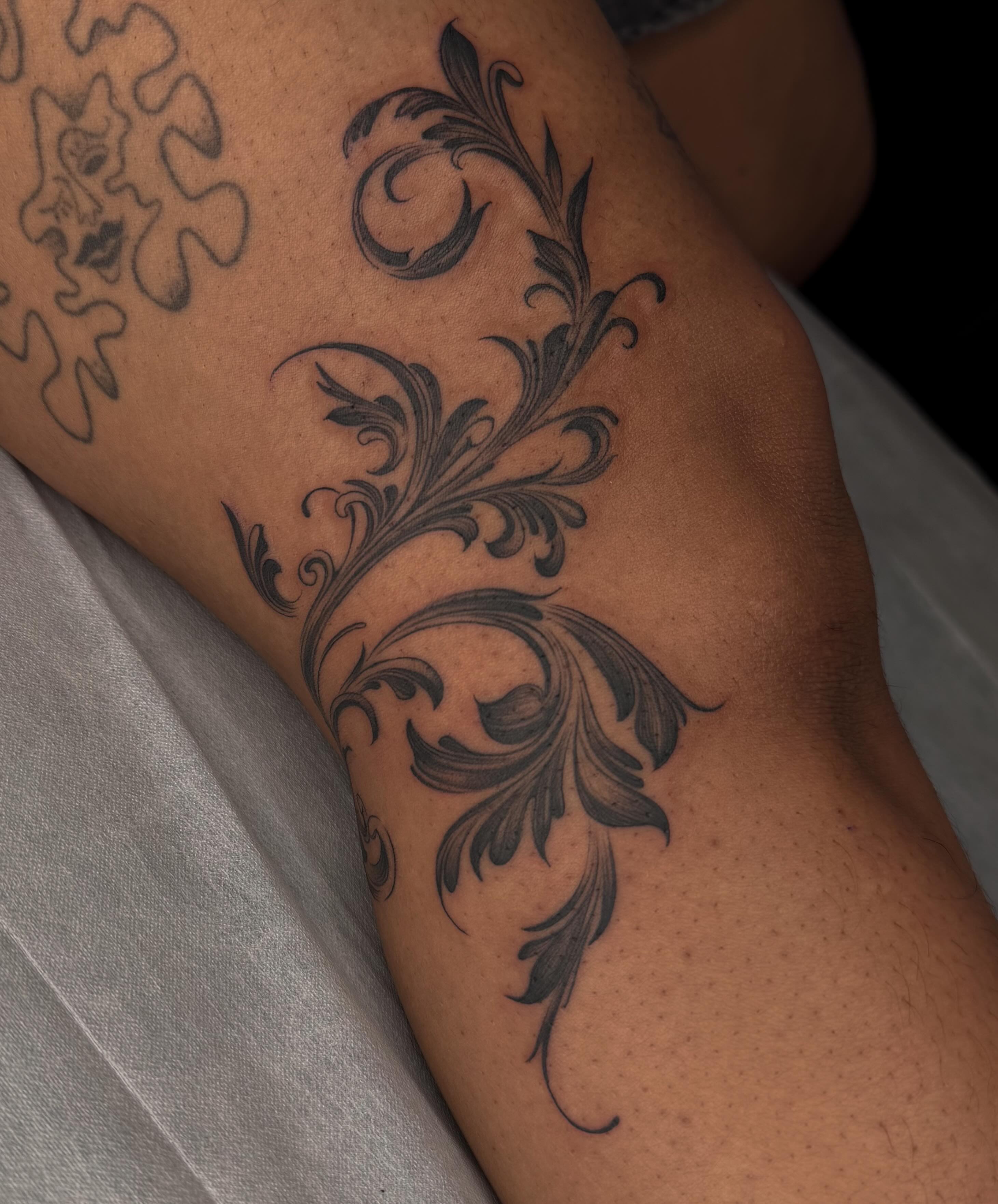 Tattoo by @maggieangulotattoo — black_and_grey
