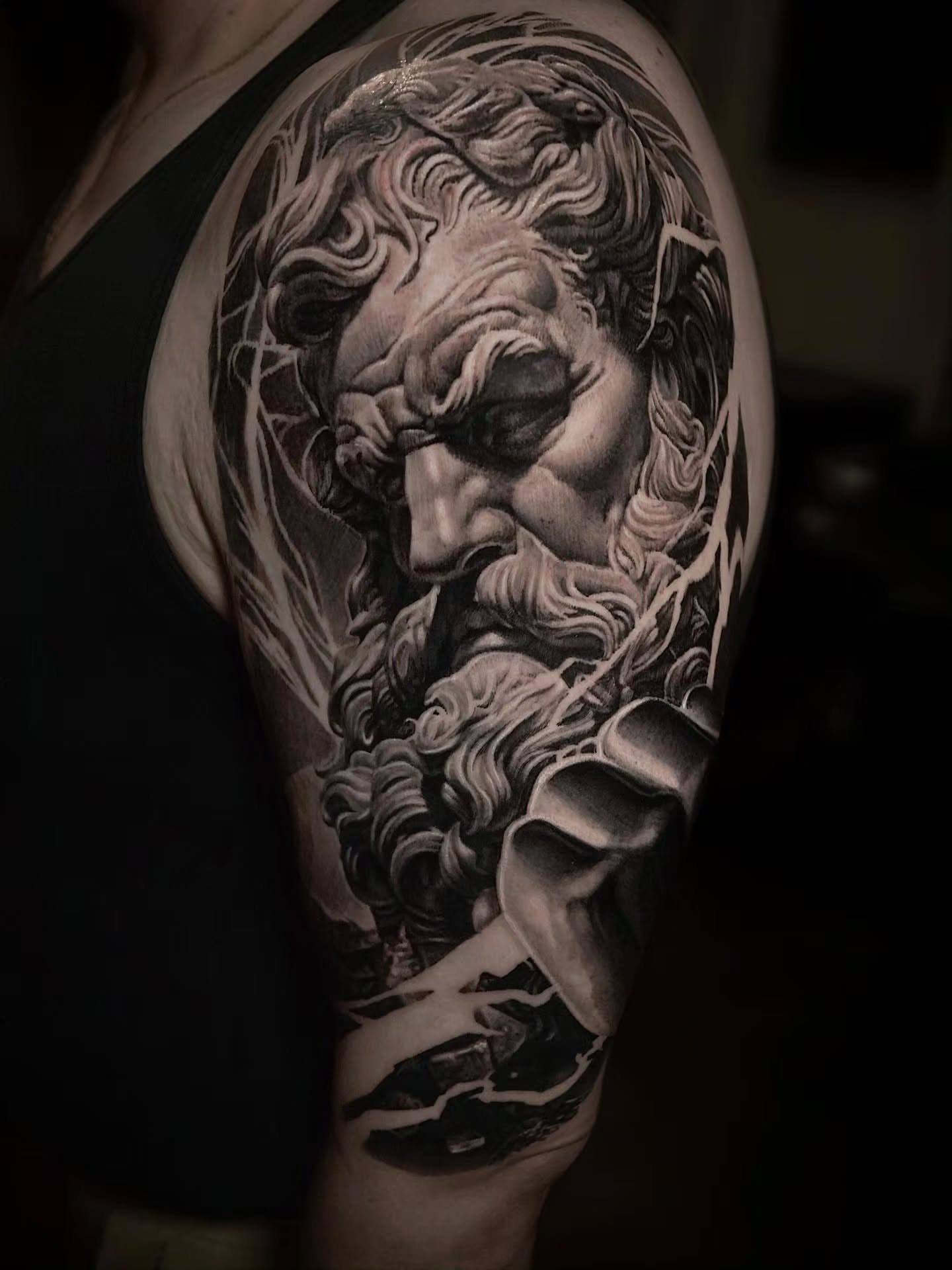 Tattoo by @owenpaulls — black_and_grey, realism