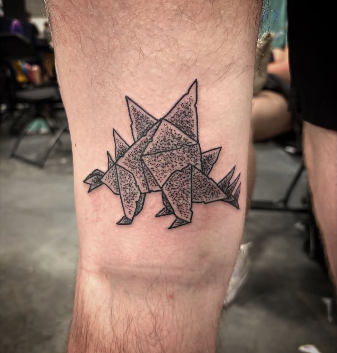 Tattoo by @donjuantattoos — geometric, dotwork