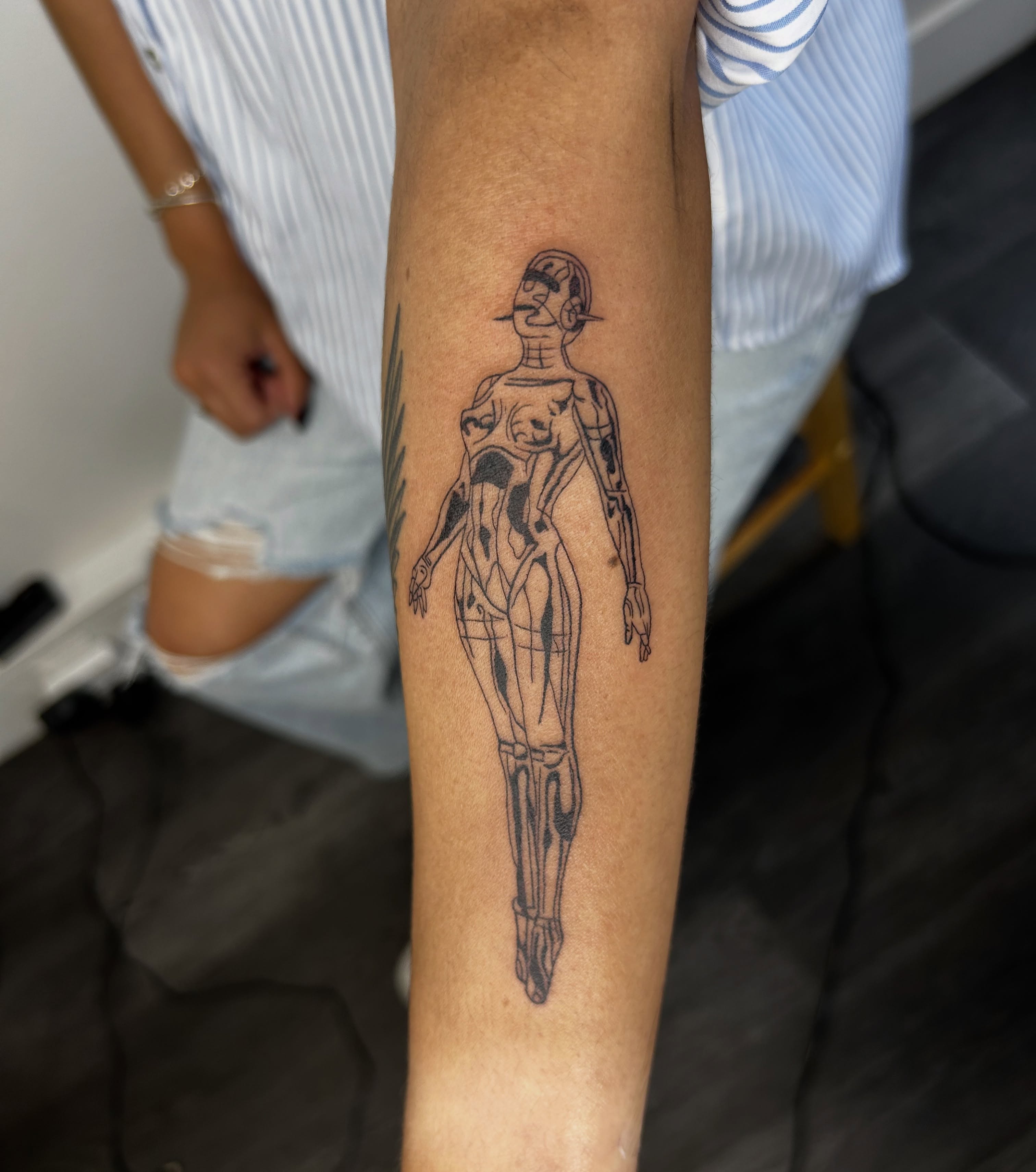 Tattoo by @bria.tattoos — black_and_grey