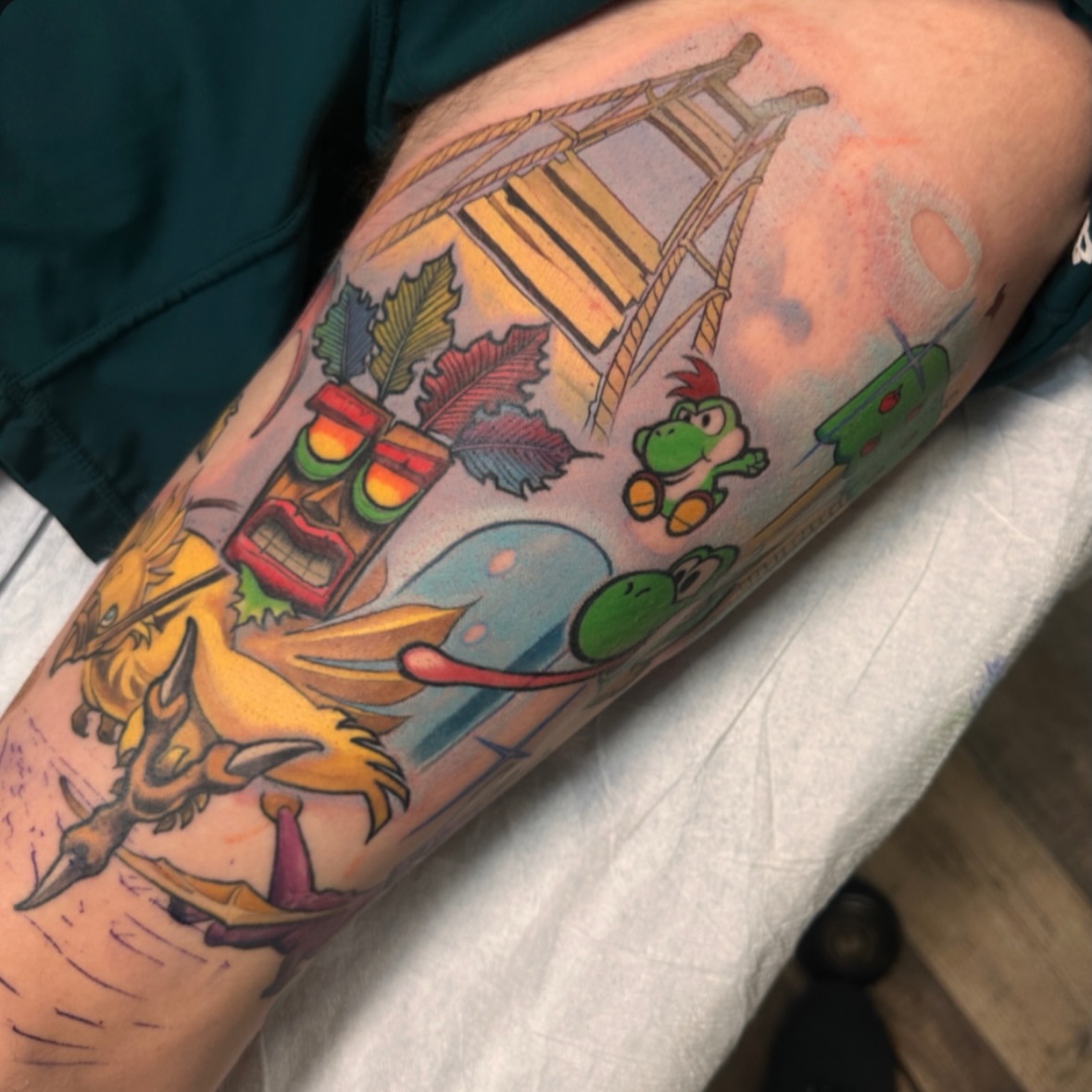 Tattoo by @johntarrao — new_school, illustrative