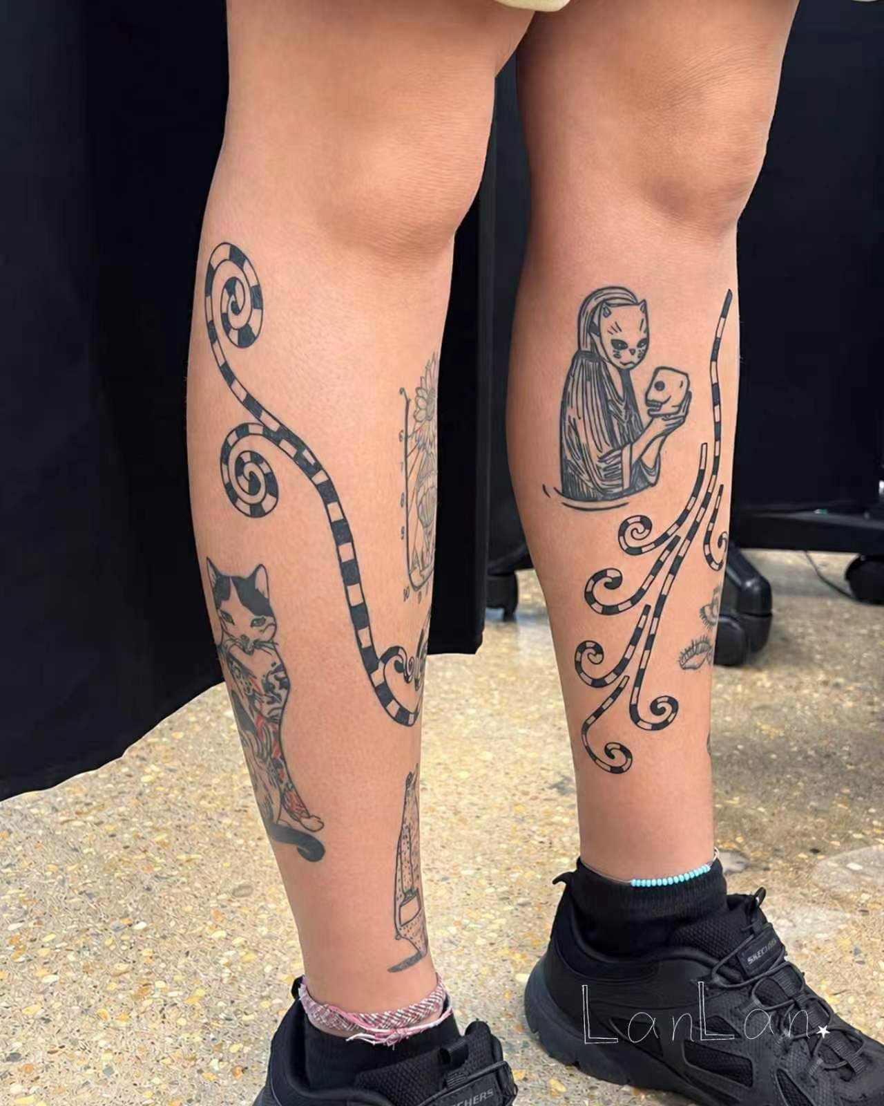 Tattoo by @lanta_ttoo — black_and_grey