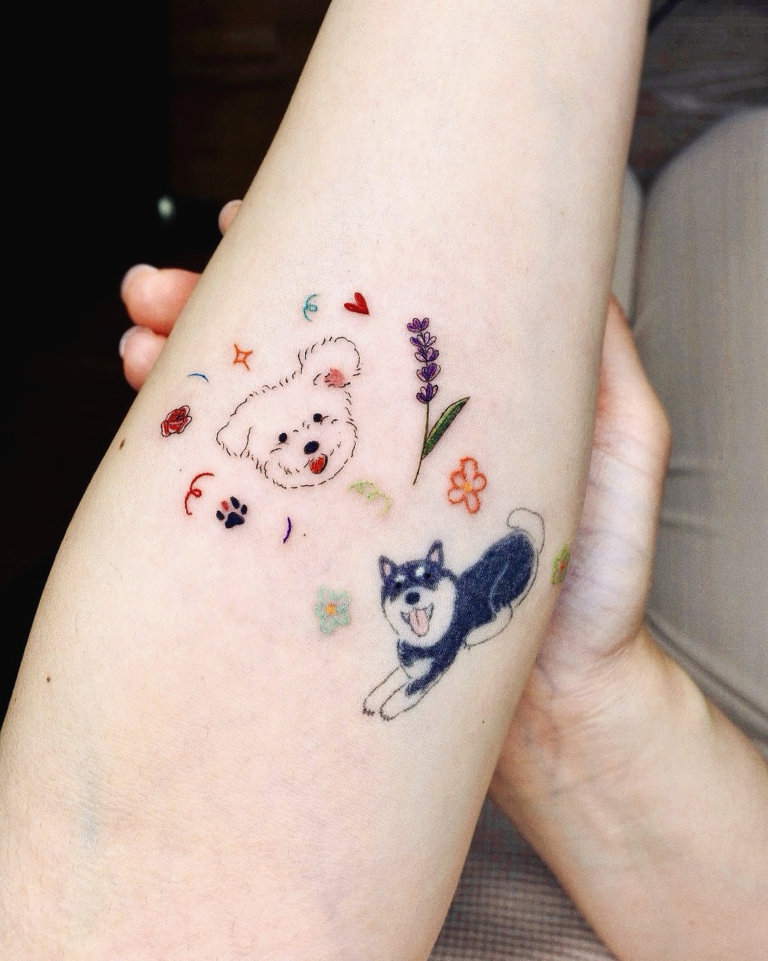 Tattoo by @broccoli_tattooer — dotwork, illustrative