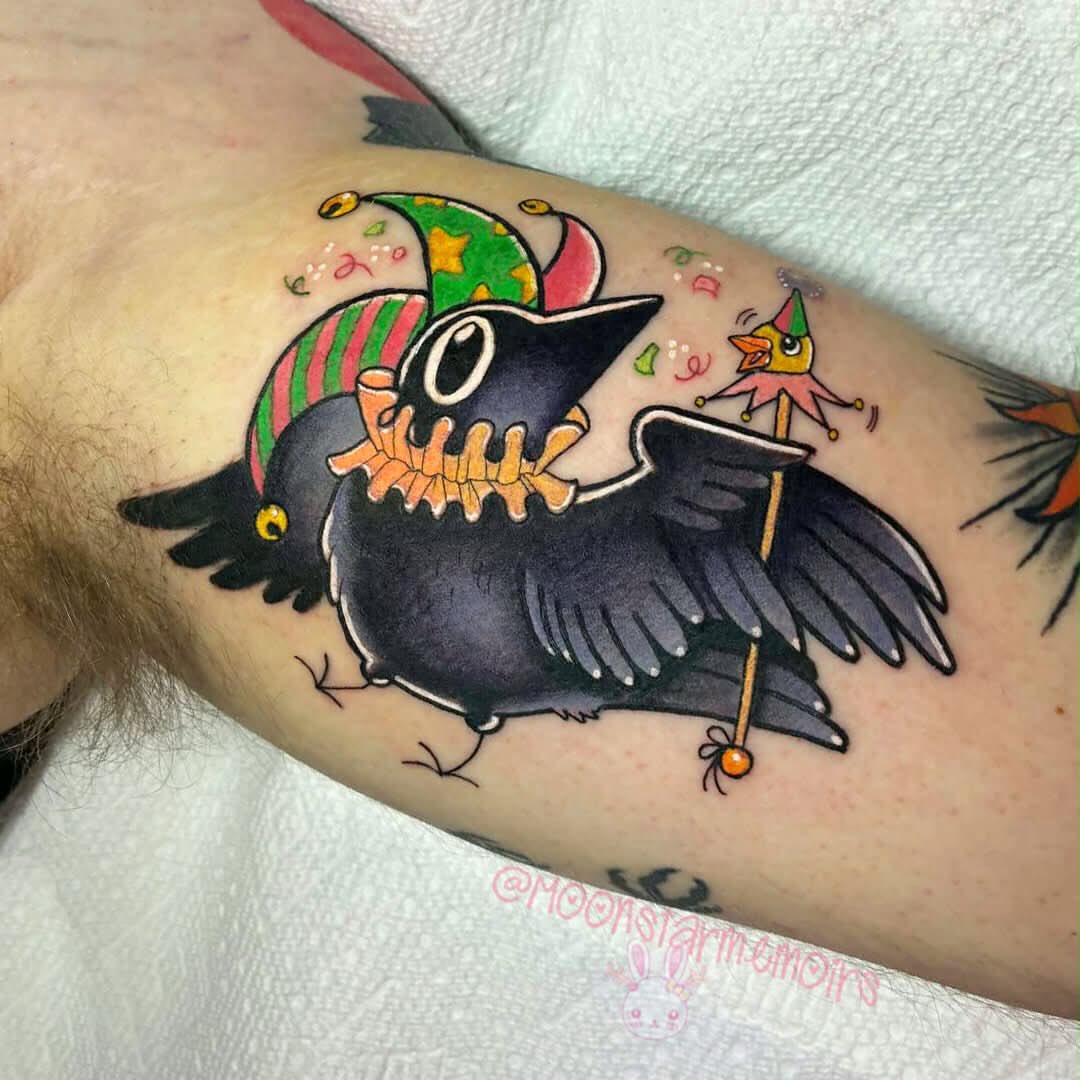 Tattoo by @moonstarmemoirs โ american_traditional