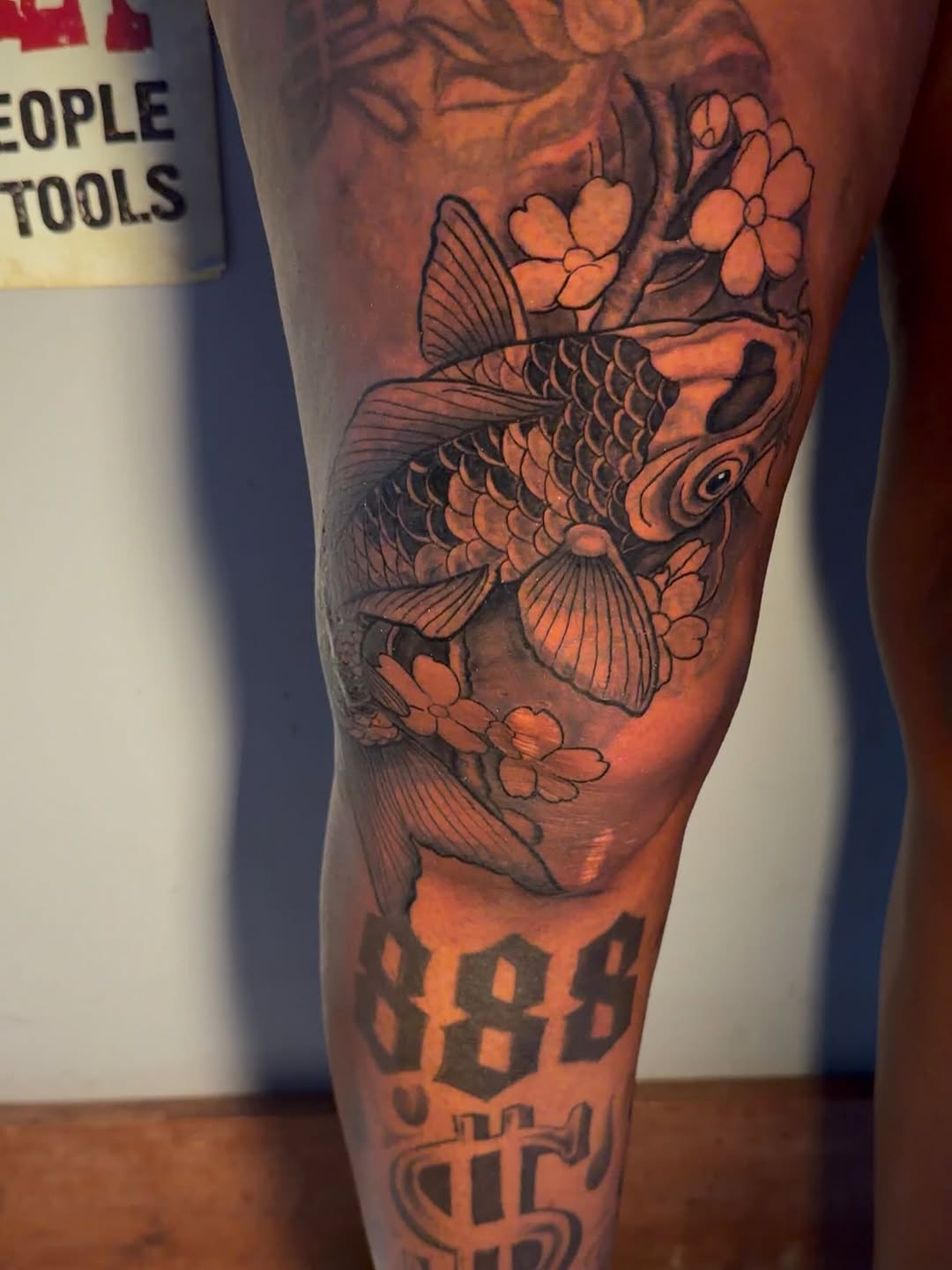 Tattoo by @inkbyt0ny — japanese_irezumi, black_and_grey