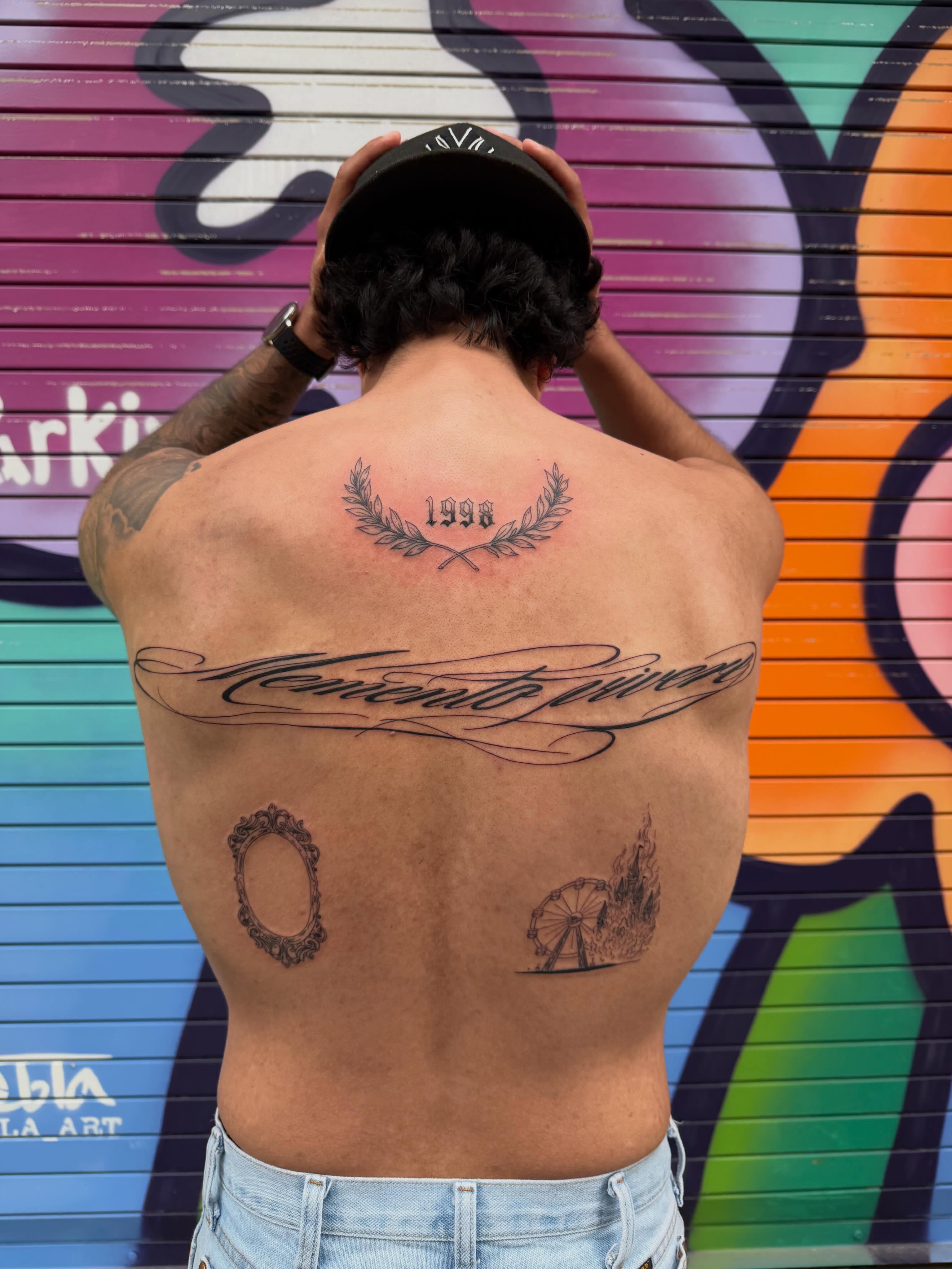 Tattoo by @blackstatictattoos — lettering_script