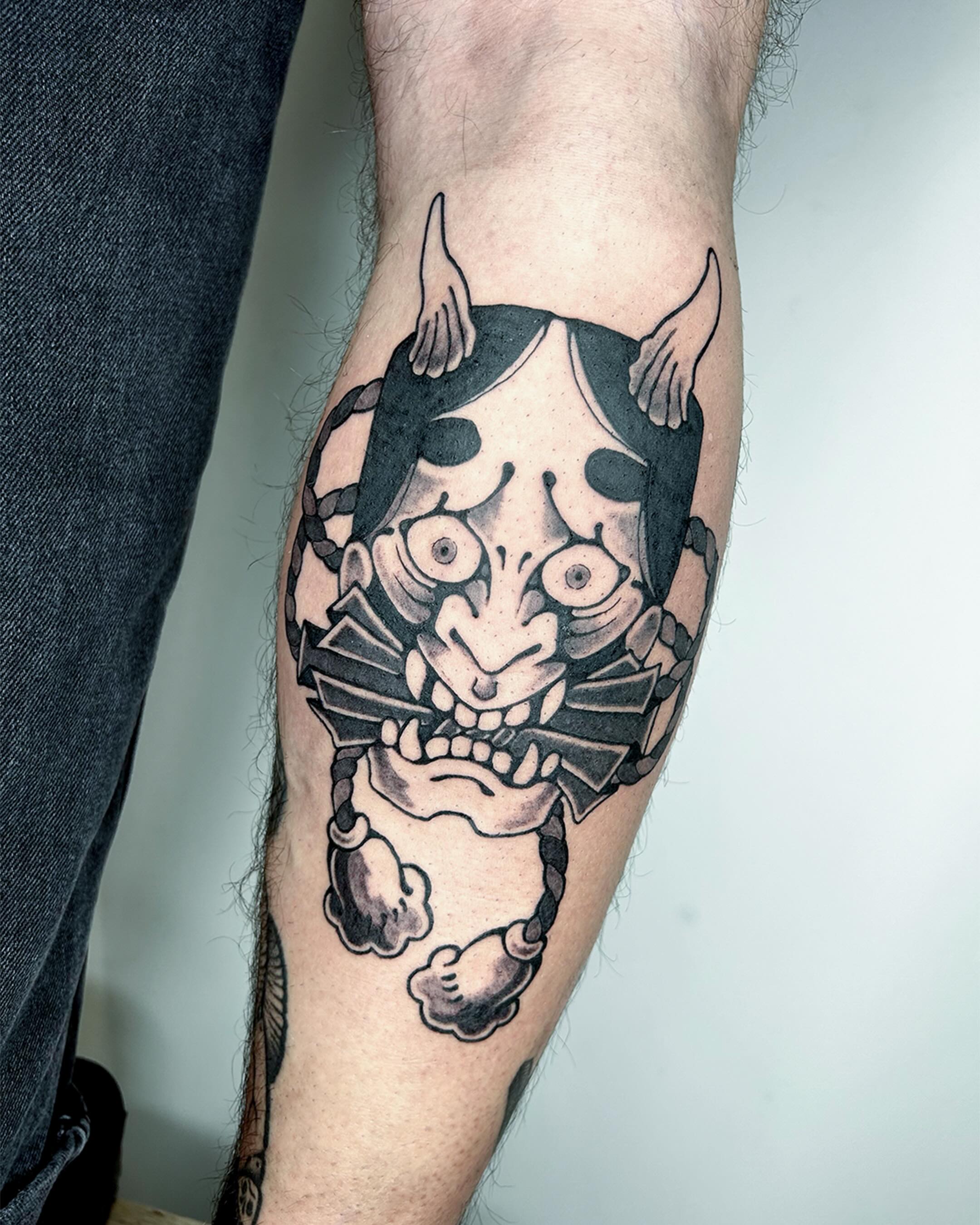 Tattoo by @da.voide_tattoo — black_and_grey