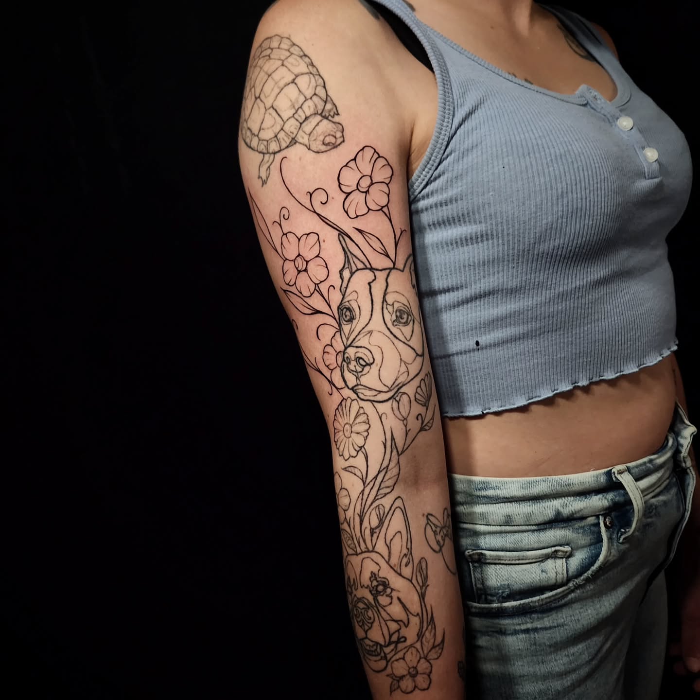 Tattoo by @arthurshail — black_and_grey