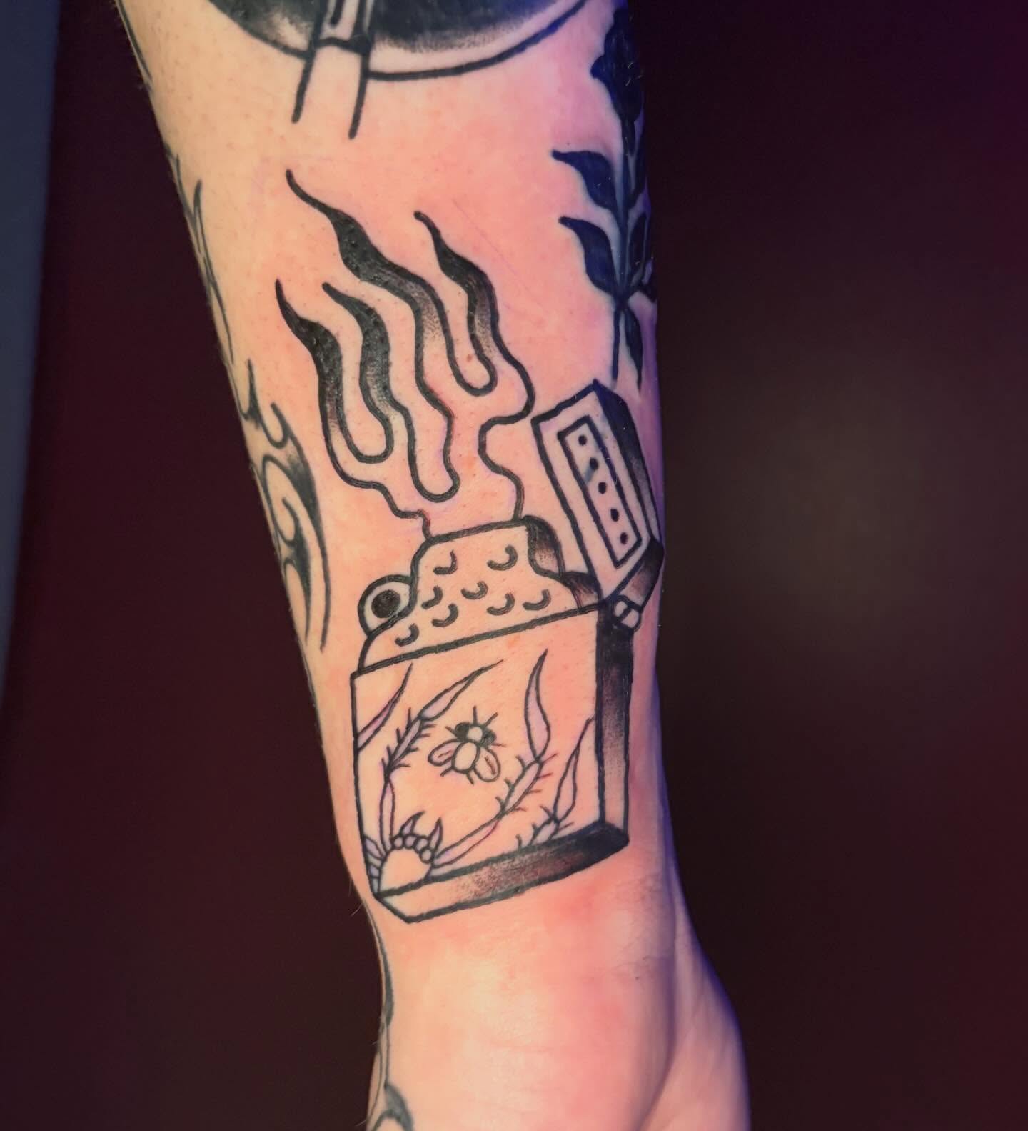 Tattoo by @mikescarpatitattoo — black_and_grey