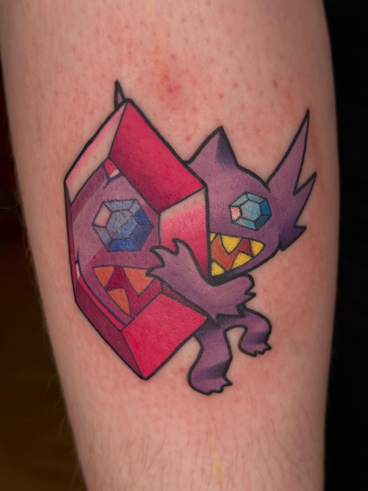 Geometric creature geometric tattoo on the forearm by ✨ Mandy Foster - Bremerton Tattoo Artist✨, Bremerton, Washington