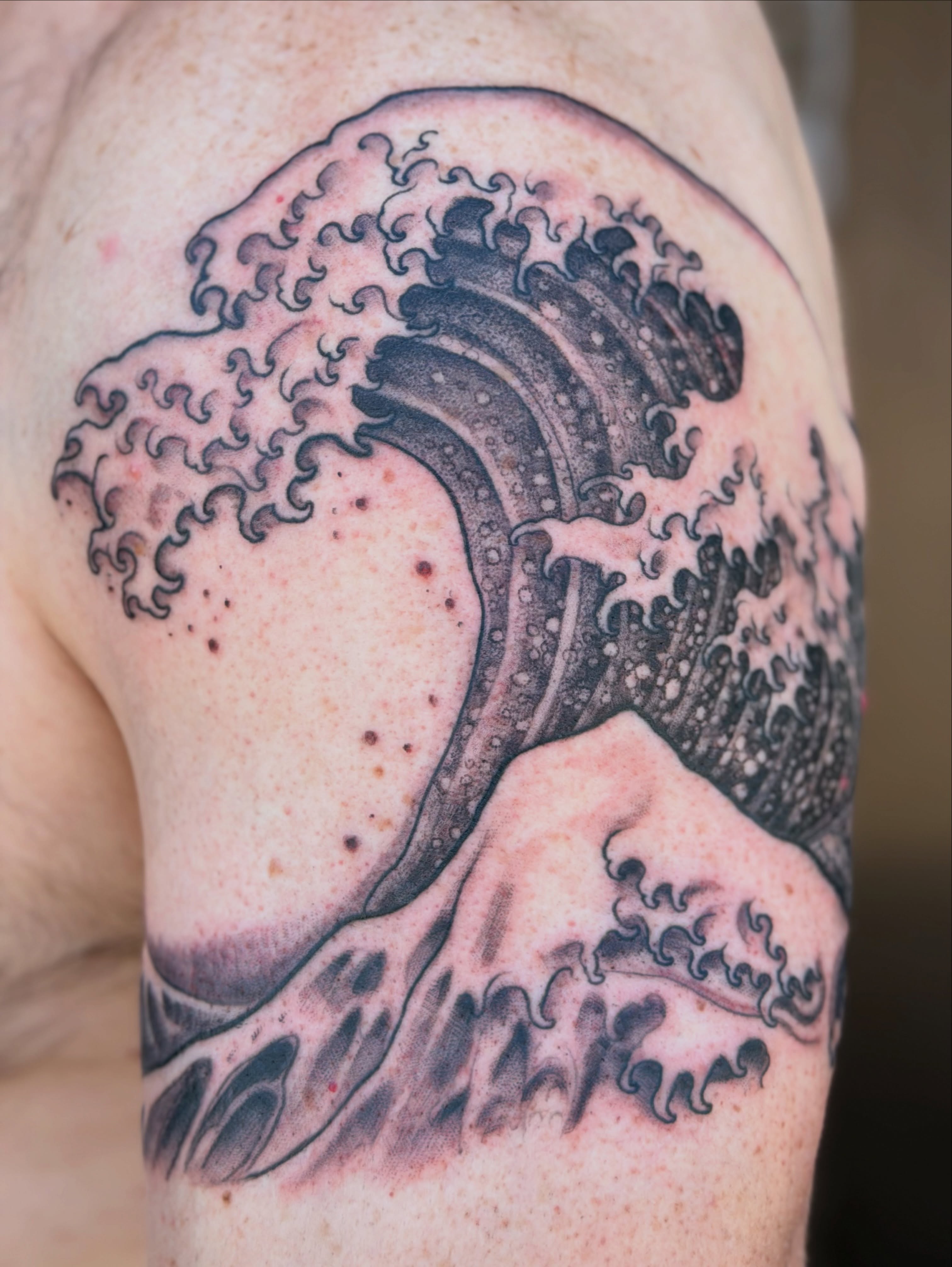 Tattoo by @jbarnett_art — black_and_grey