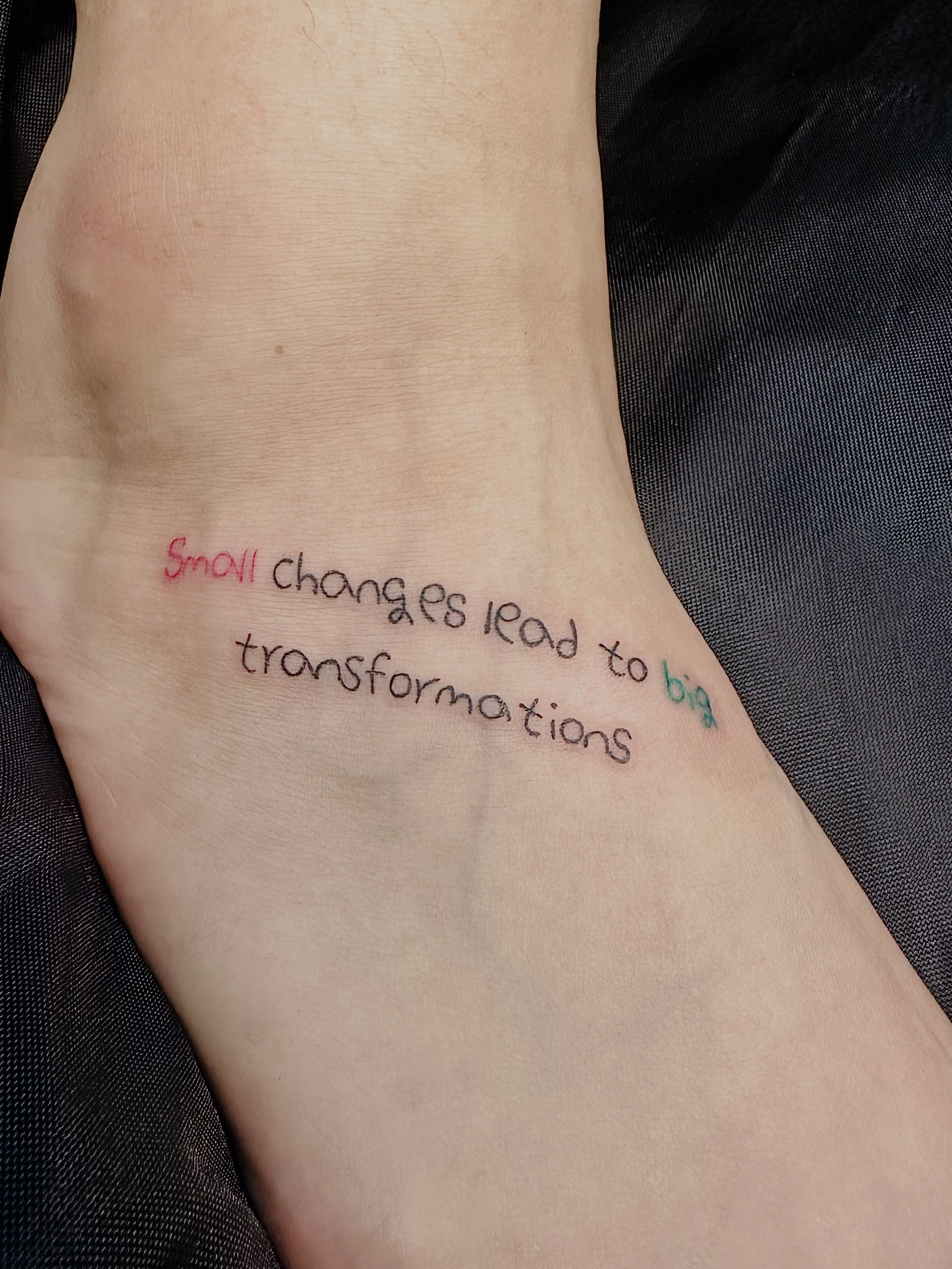Tattoo by @nu9na_tattoo — lettering_script