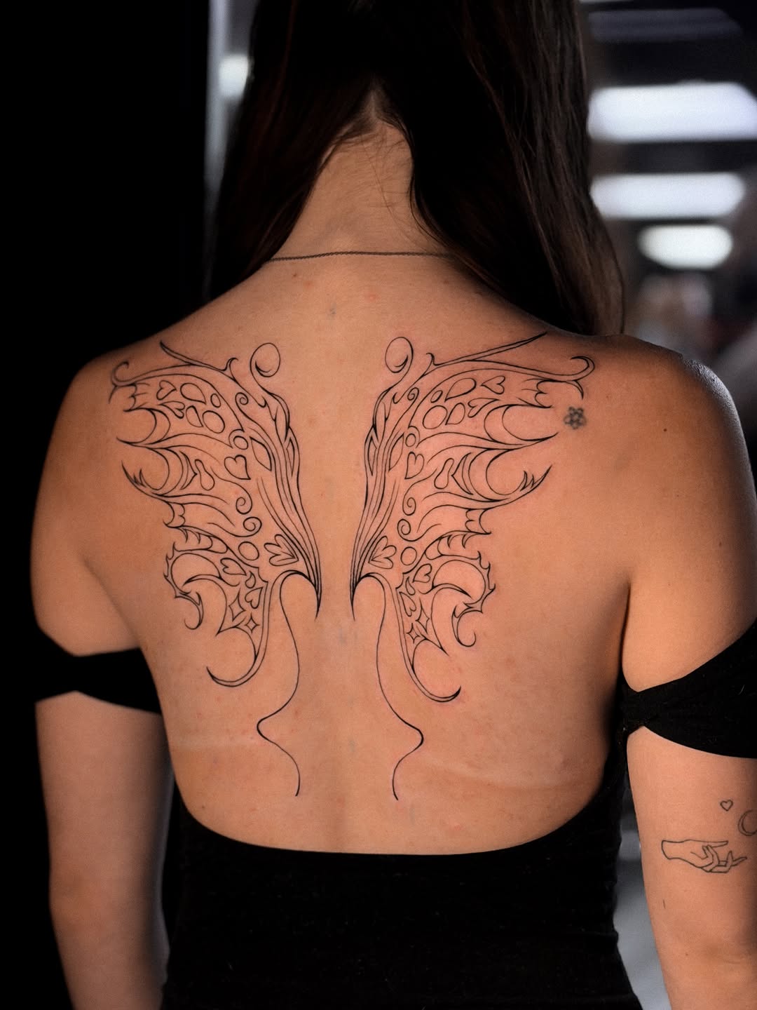 Tattoo by @night_inkaholik β fine_line, ornamental