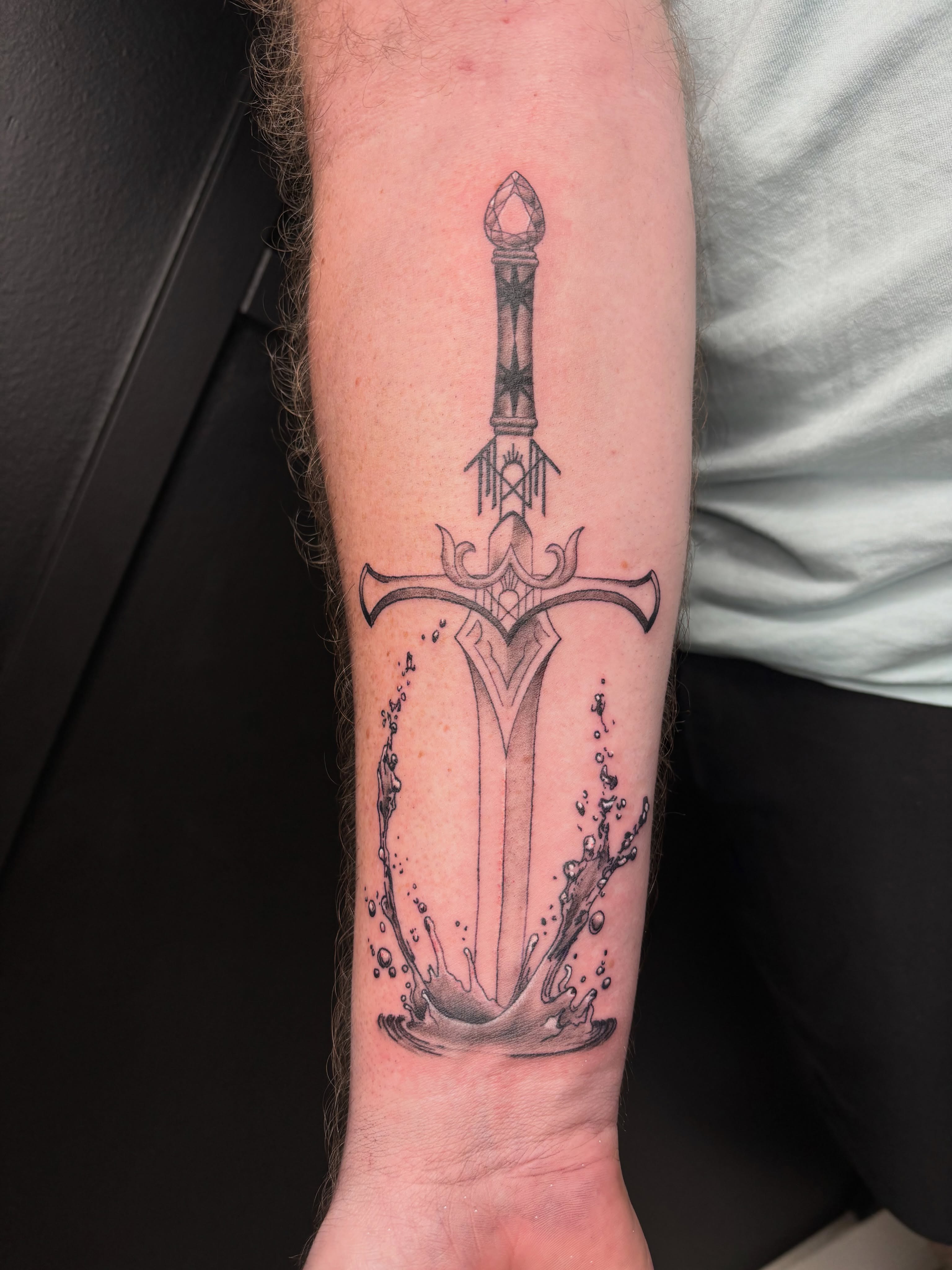 Tattoo by @colourblindtattoo — black_and_grey