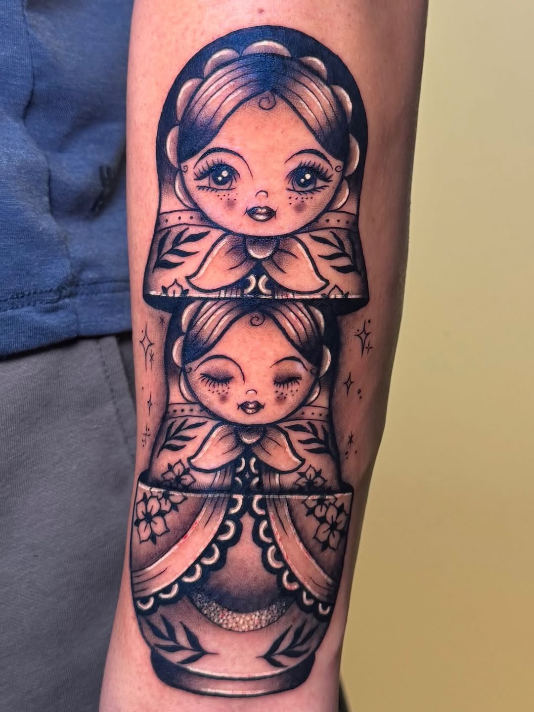 Tattoo by @inkxmadison — neo_traditional, black_and_grey