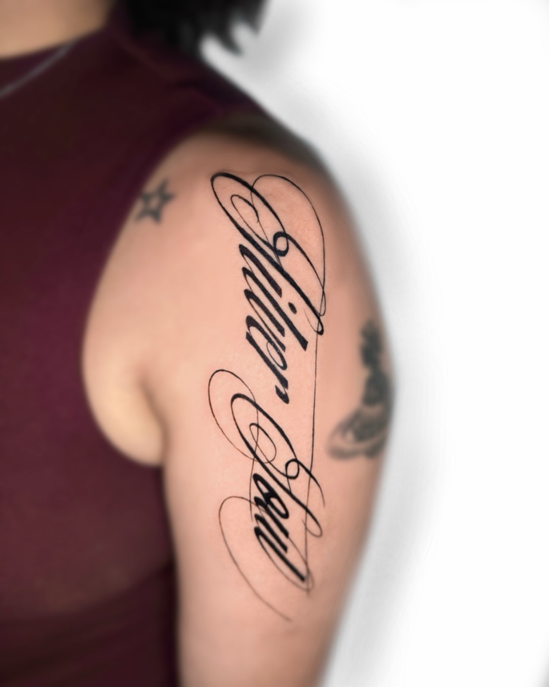 Tattoo by @maaru.tattoo — lettering_script