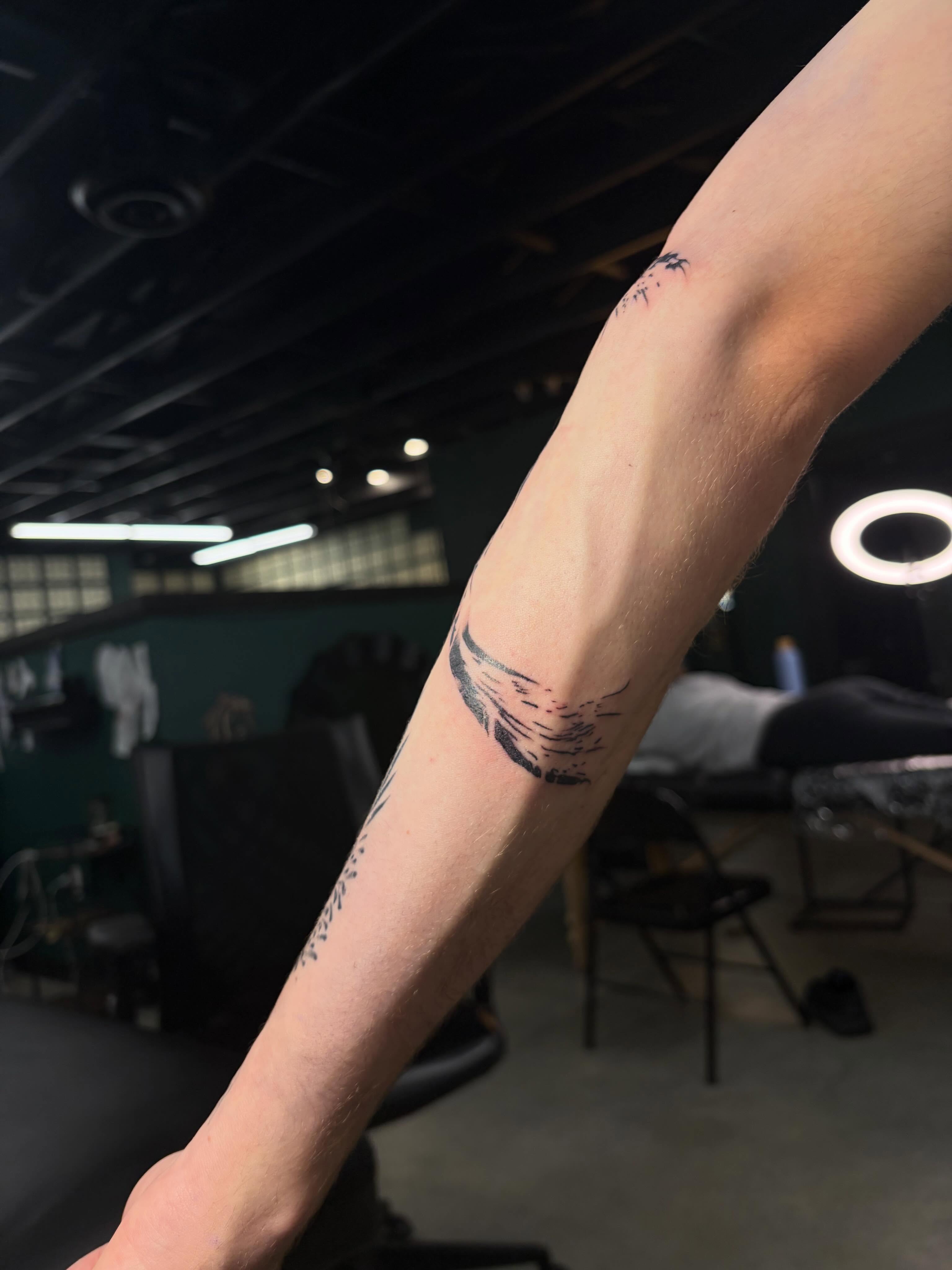 Tattoo by @sexyratpotion — dotwork
