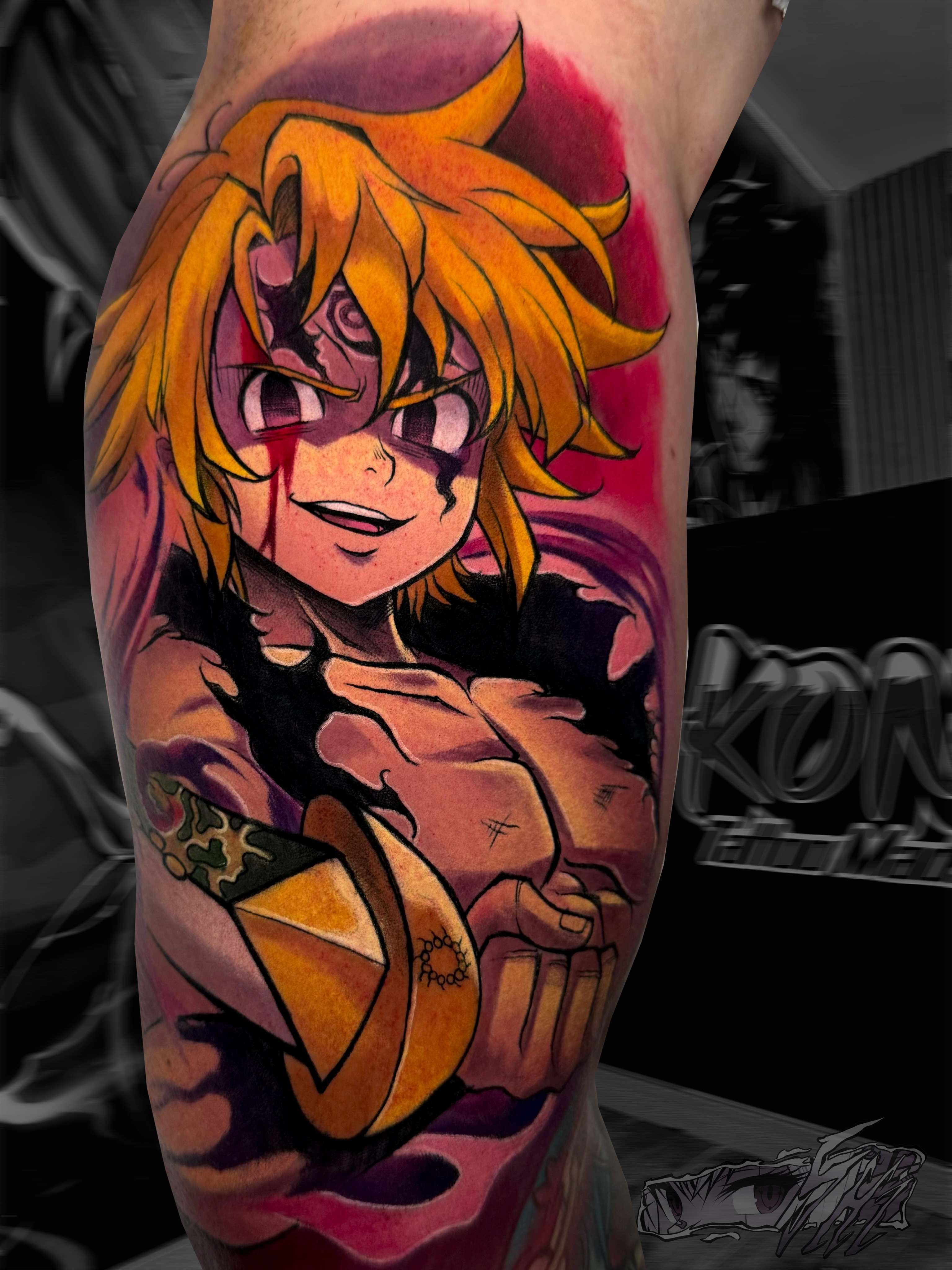 Tattoo by @ivanpelegrinmedina — anime, illustrative