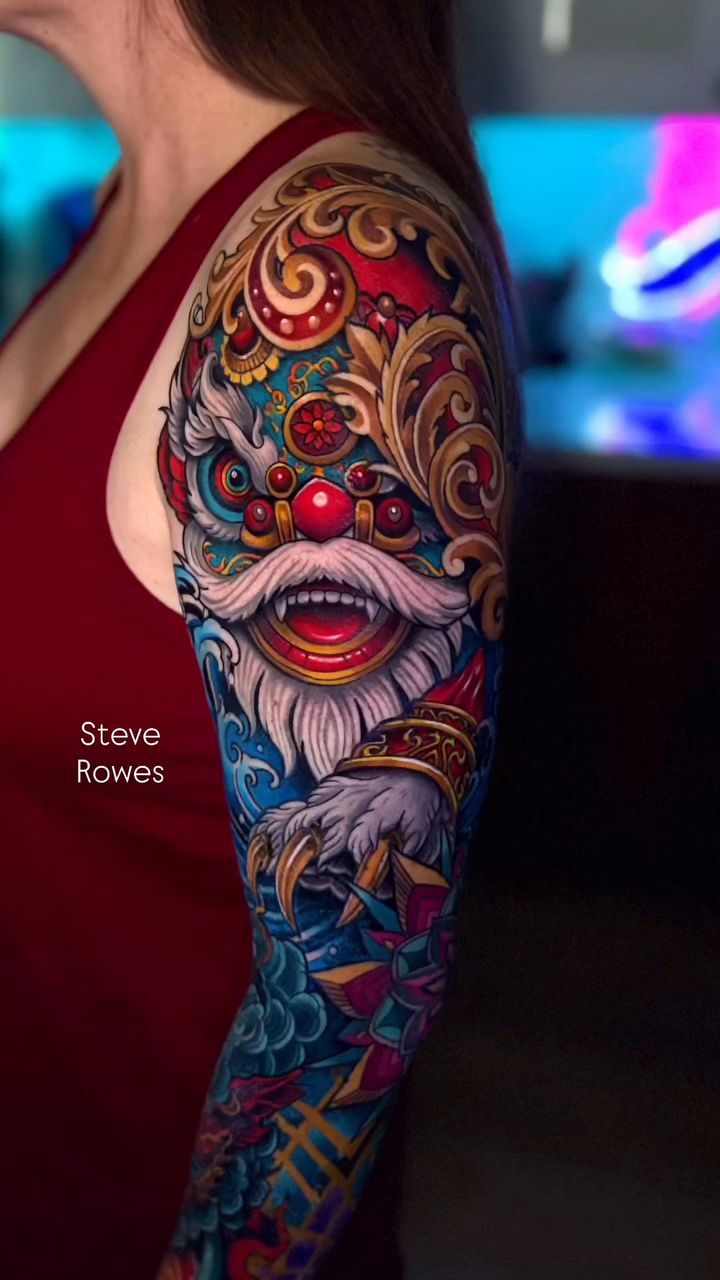 Tattoo by @steverowes — japanese_irezumi, neo_traditional