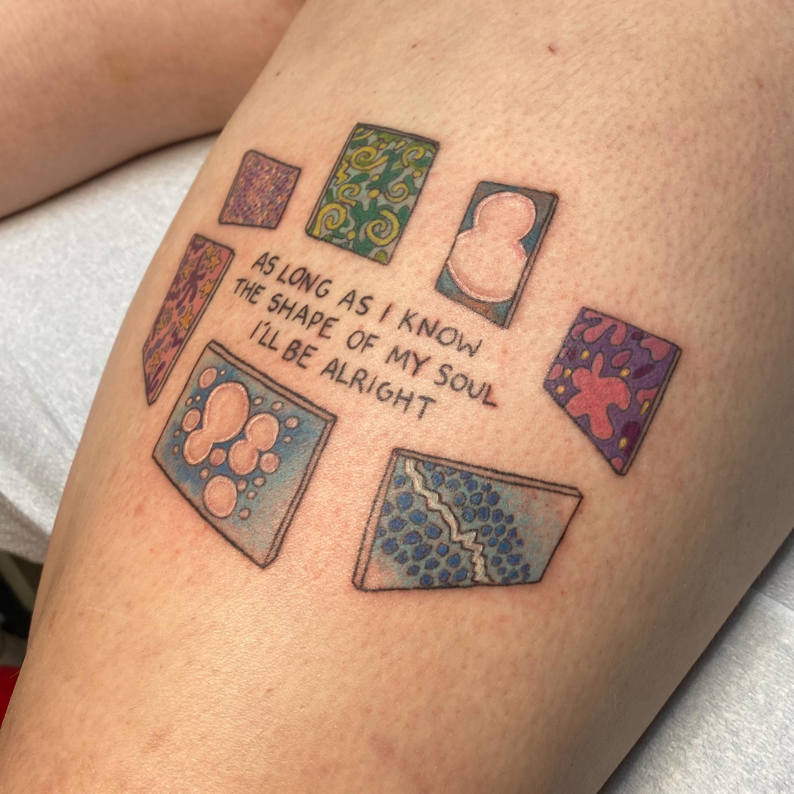 Tattoo by @oliviatawzertattoo — geometric