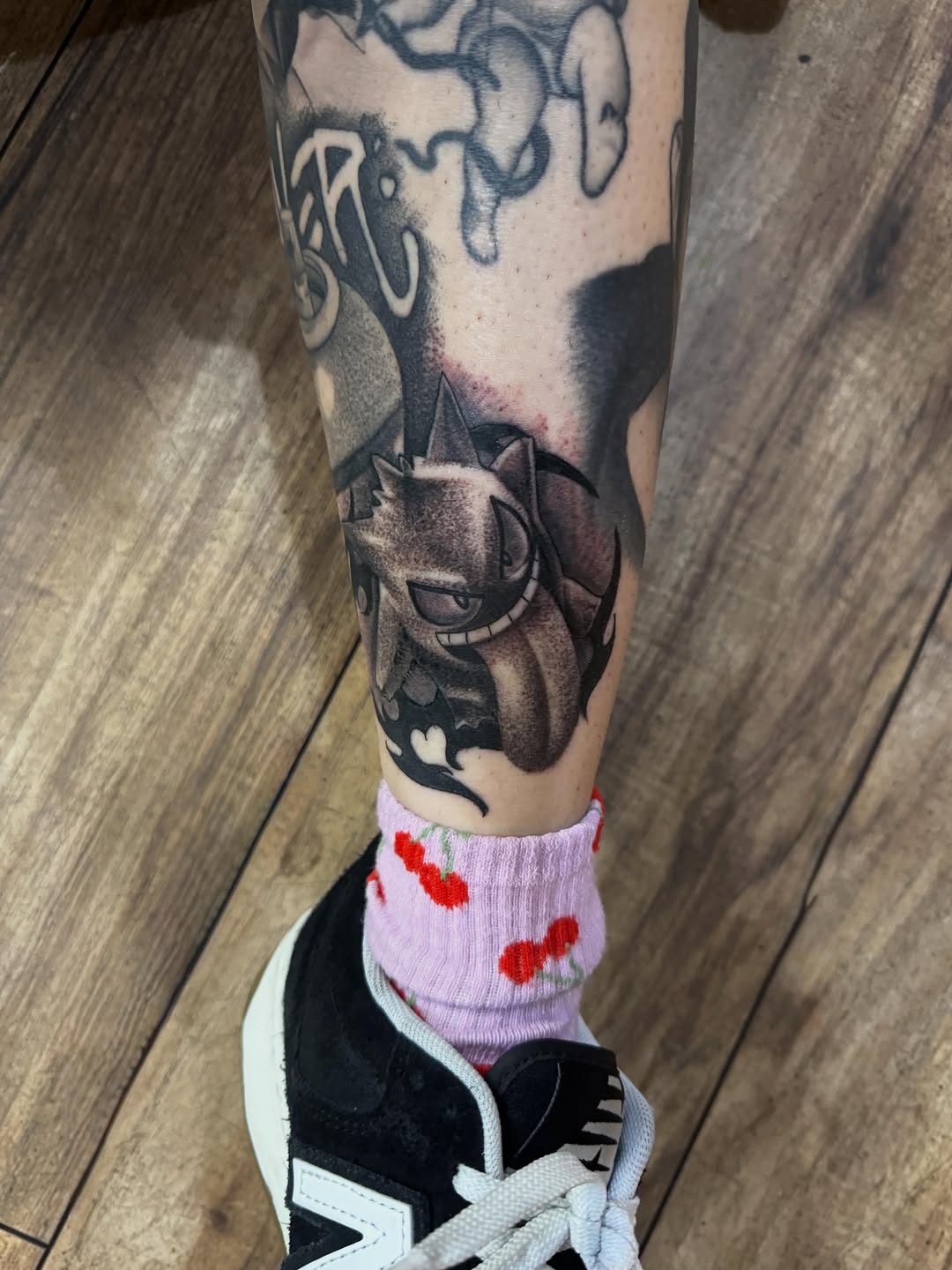 Tattoo by @ballpointrex — black_and_grey