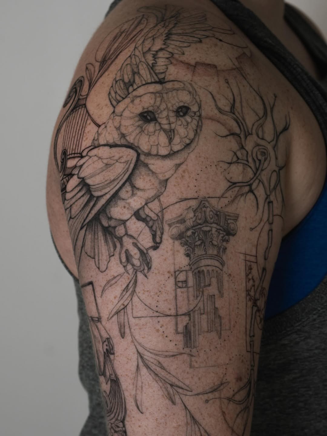Tattoo by @ternotattoo — fine_line, dotwork