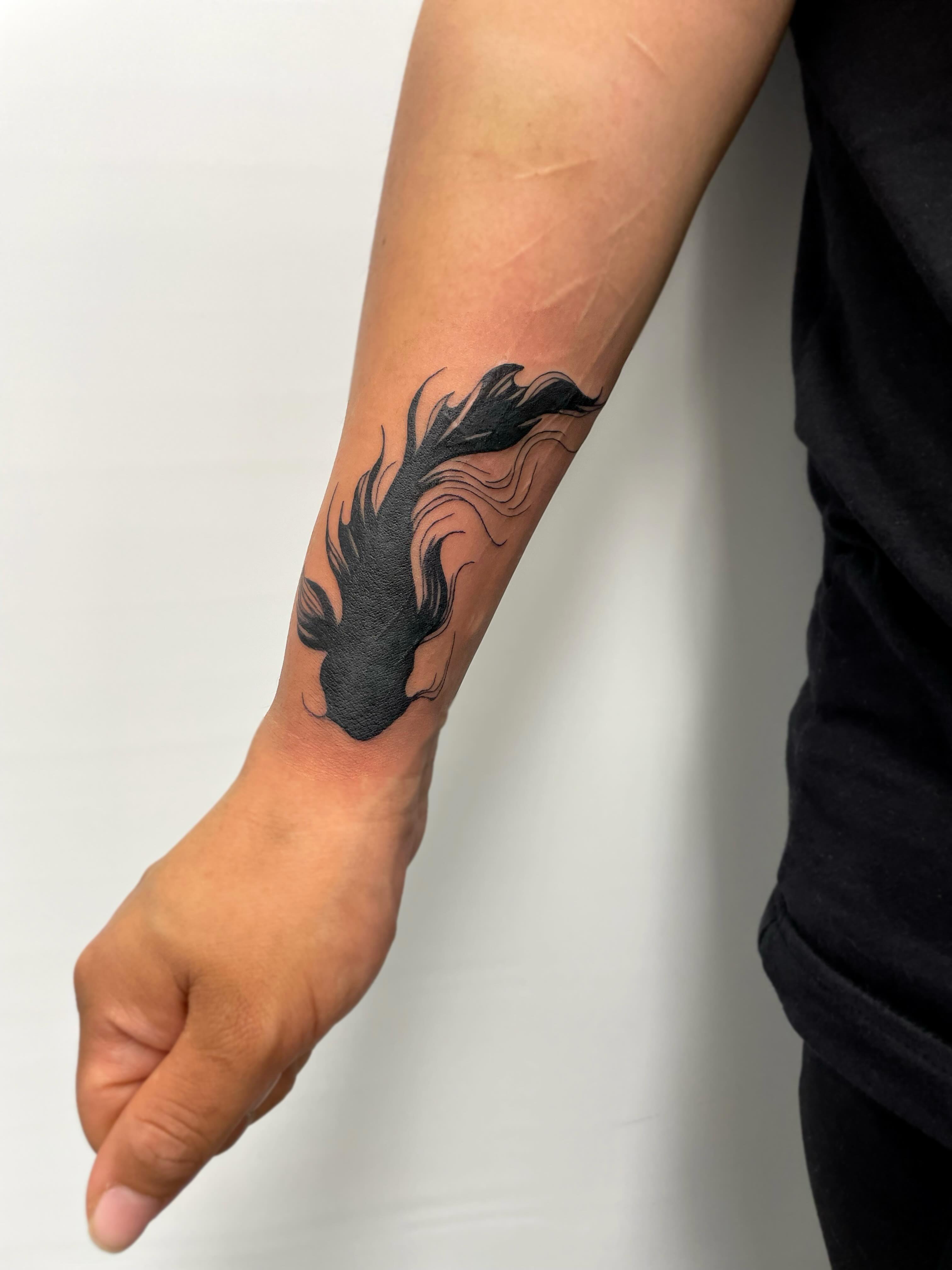 Tattoo by @stephtattoos13 — black_and_grey