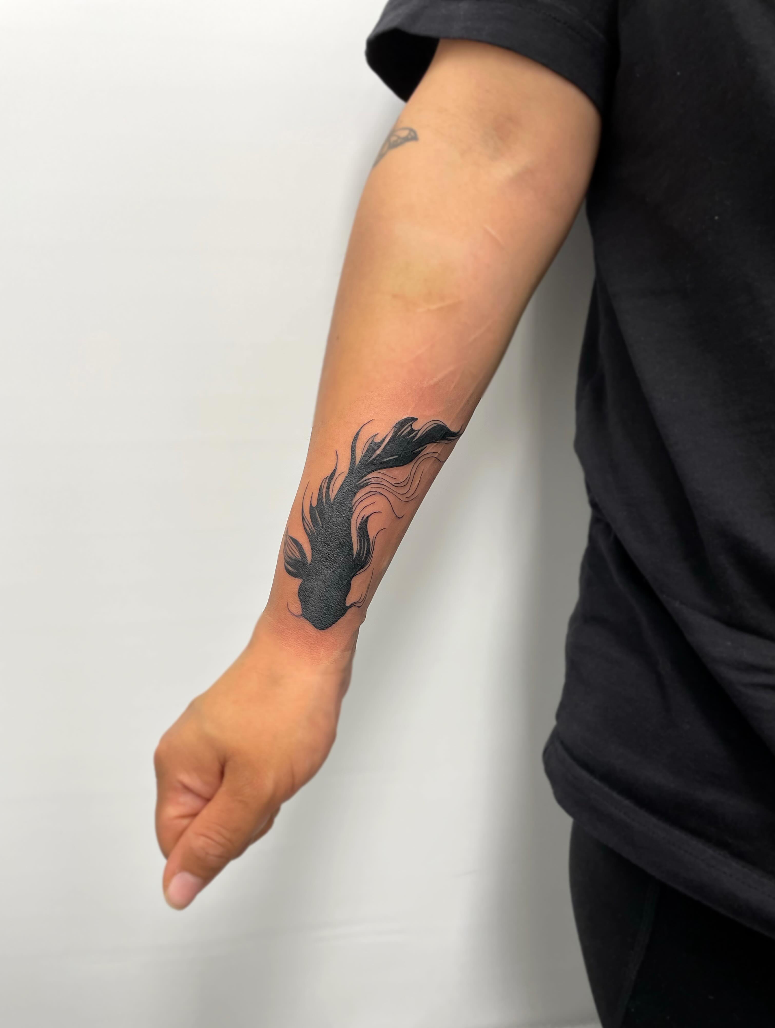Tattoo by @stephtattoos13 — black_and_grey